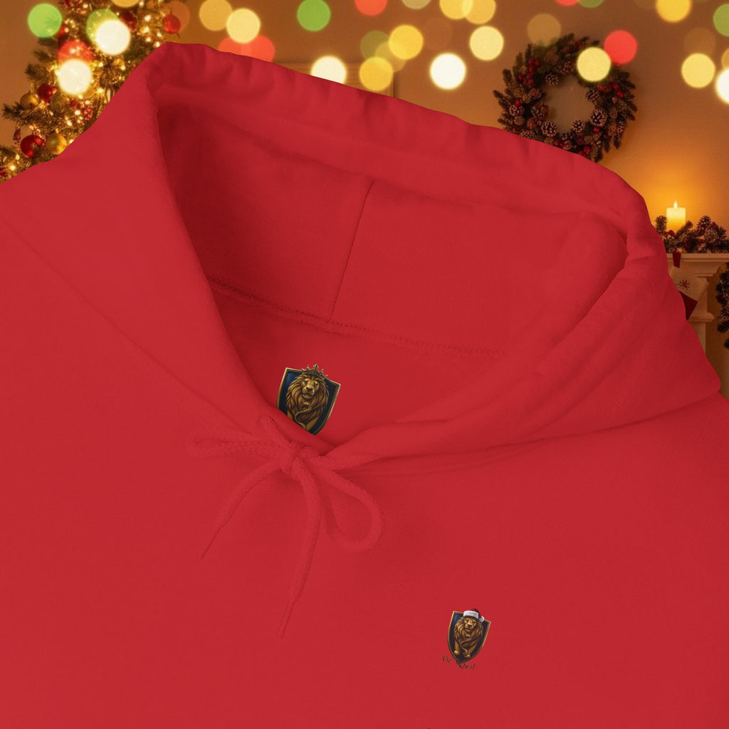 Christmas Holiday DZ Royal Cozy Unisex Hooded Sweatshirt