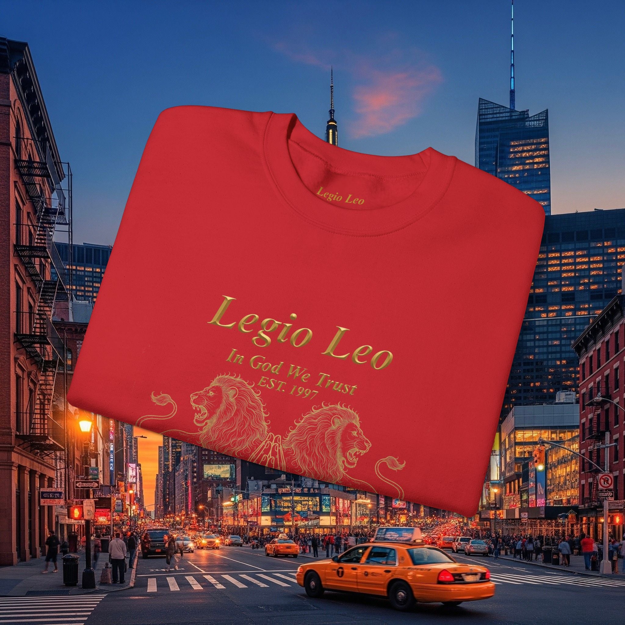 Legio Leo Cozy Crewneck Sweatshirt