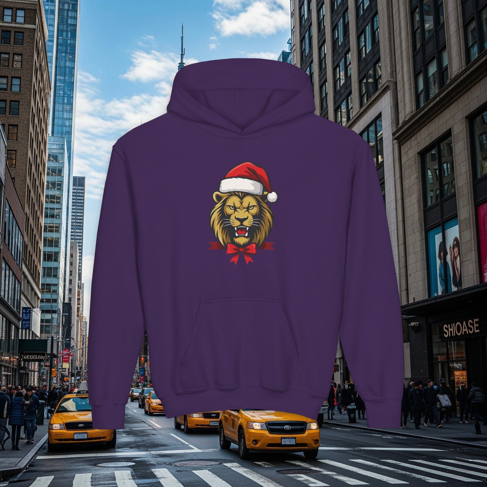 Christmas Legio Leo’s Youth Hoodie (Grown Lion)