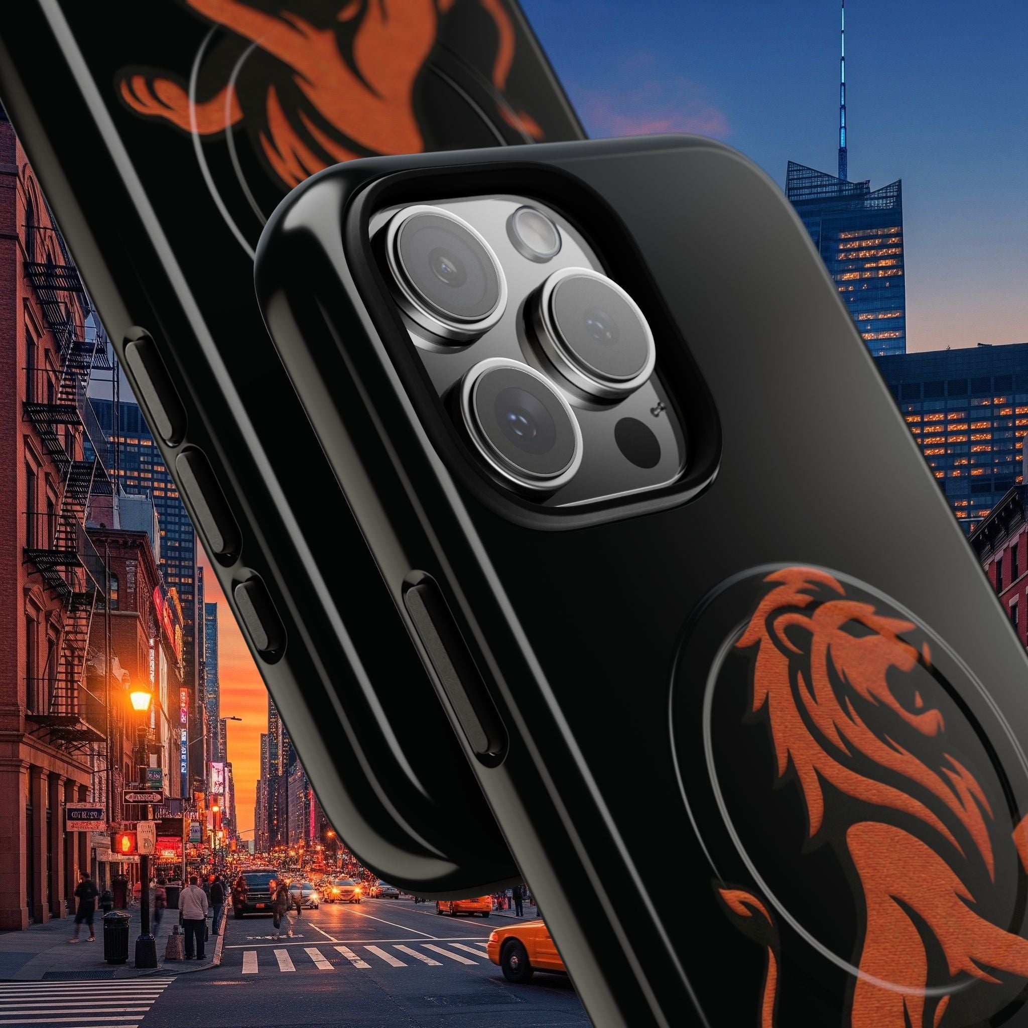 Tough Magnetic Phone Cases - Embrace Strength and Style, Legio Leo by DZ Royal Design, Durable Protection