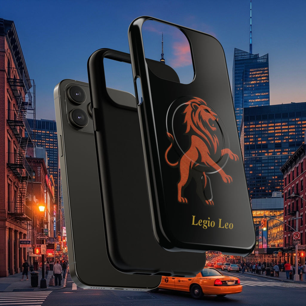 Tough Magnetic Phone Cases - Embrace Strength and Style, Legio Leo by DZ Royal Design, Durable Protection
