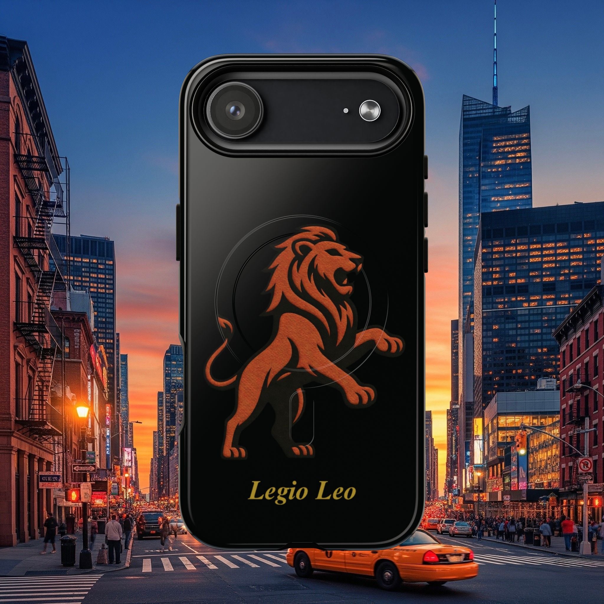 Tough Magnetic Phone Cases - Embrace Strength and Style, Legio Leo by DZ Royal Design, Durable Protection