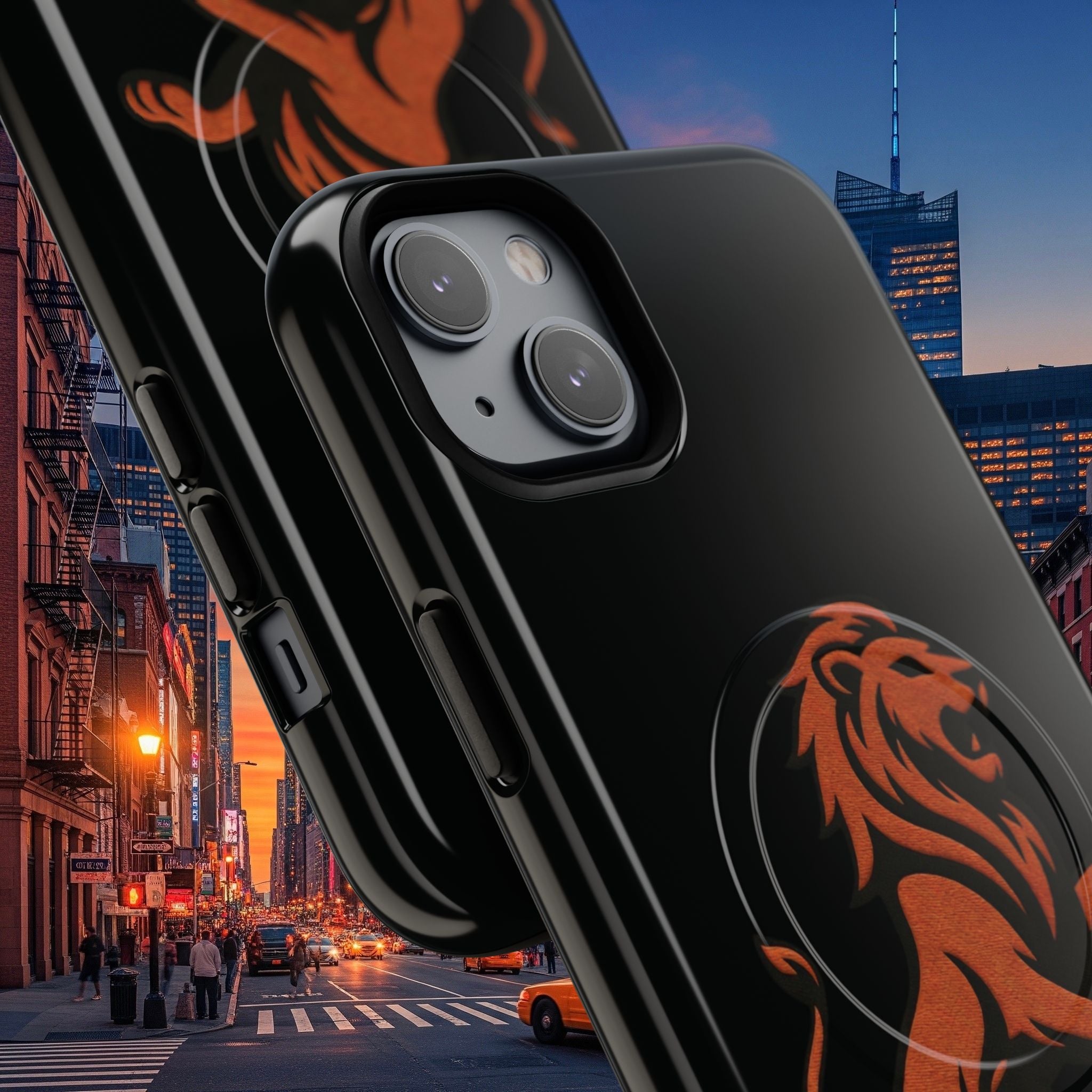 Tough Magnetic Phone Cases - Embrace Strength and Style, Legio Leo by DZ Royal Design, Durable Protection