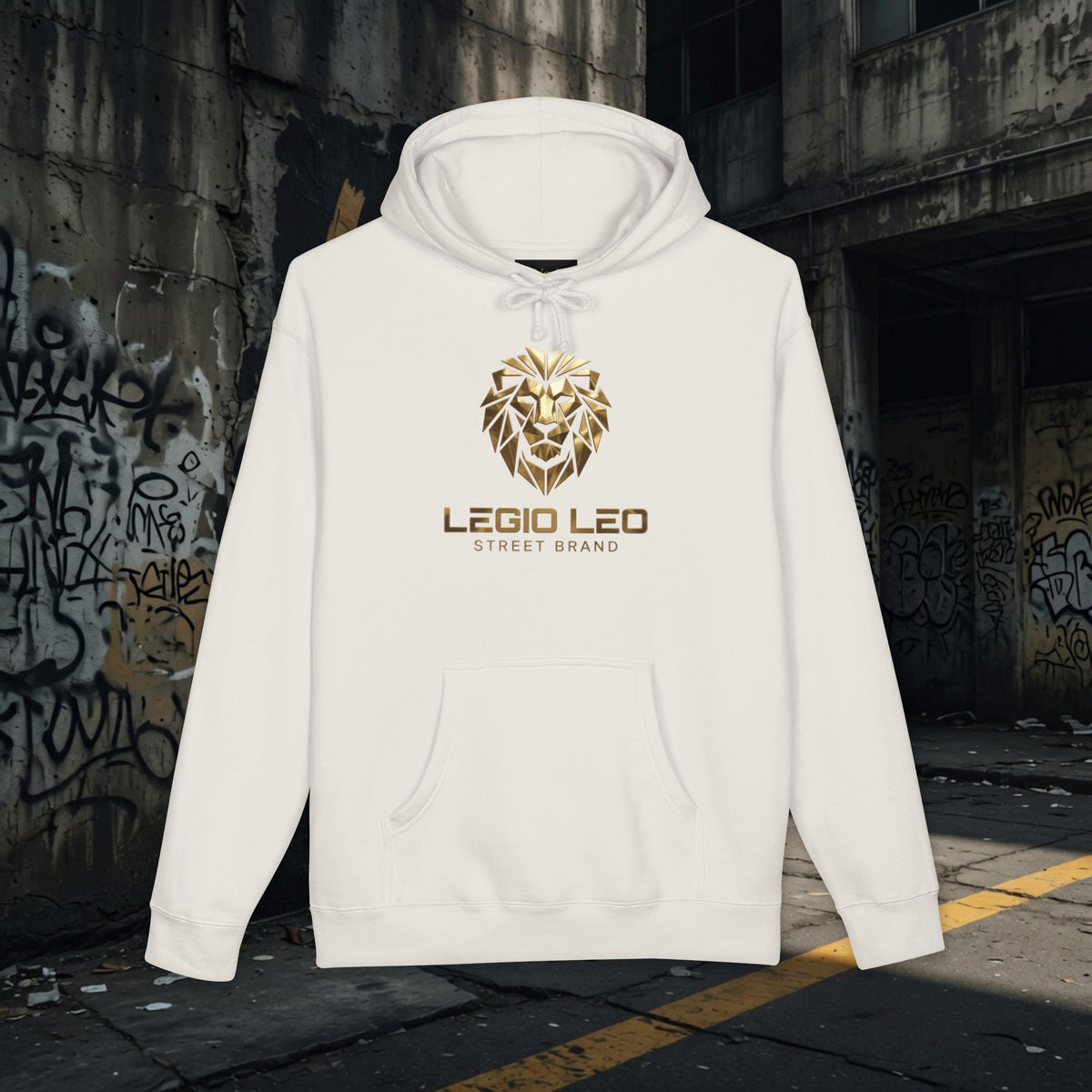 Legio Leo | Simple Urban Lion | Unisex Heavyweight Hooded Sweatshirt