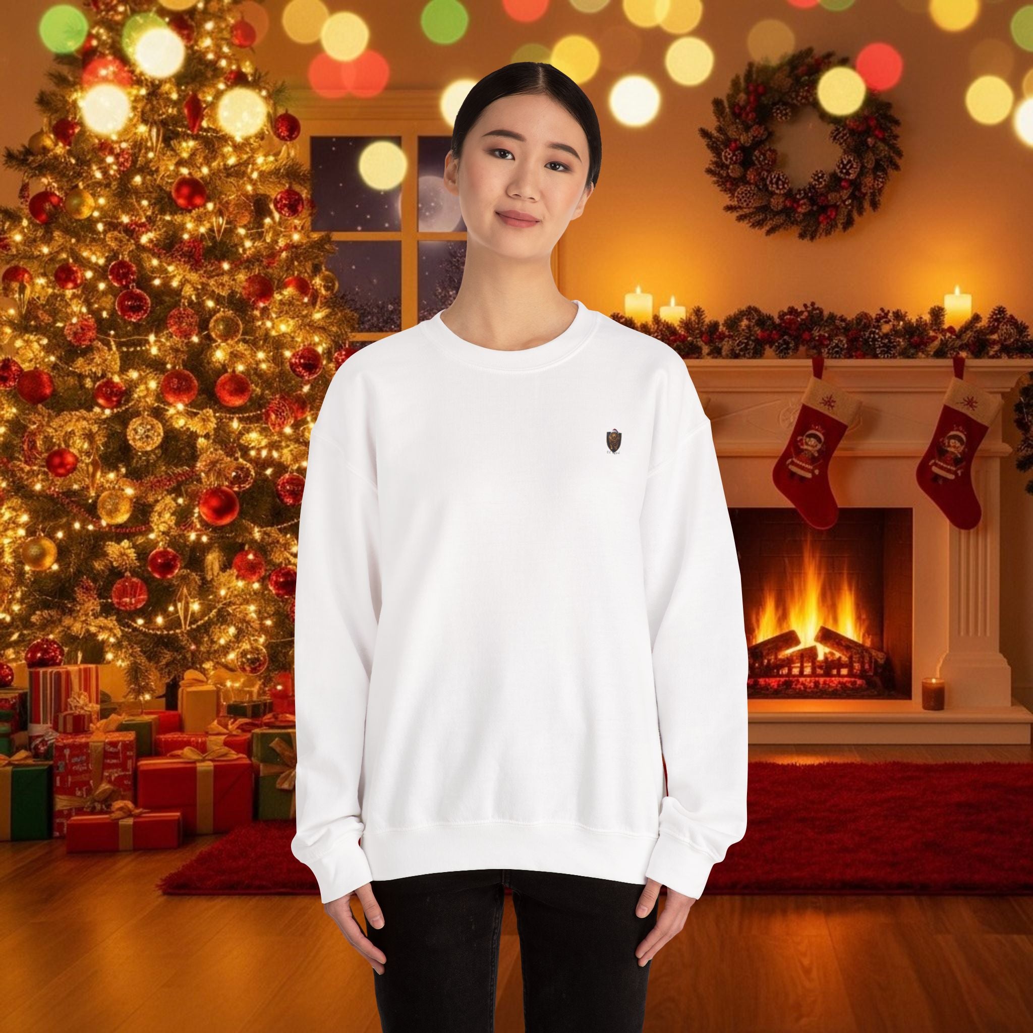 Christmas Holiday DZ Royal Cozy Unisex Crewneck Sweatshirt for