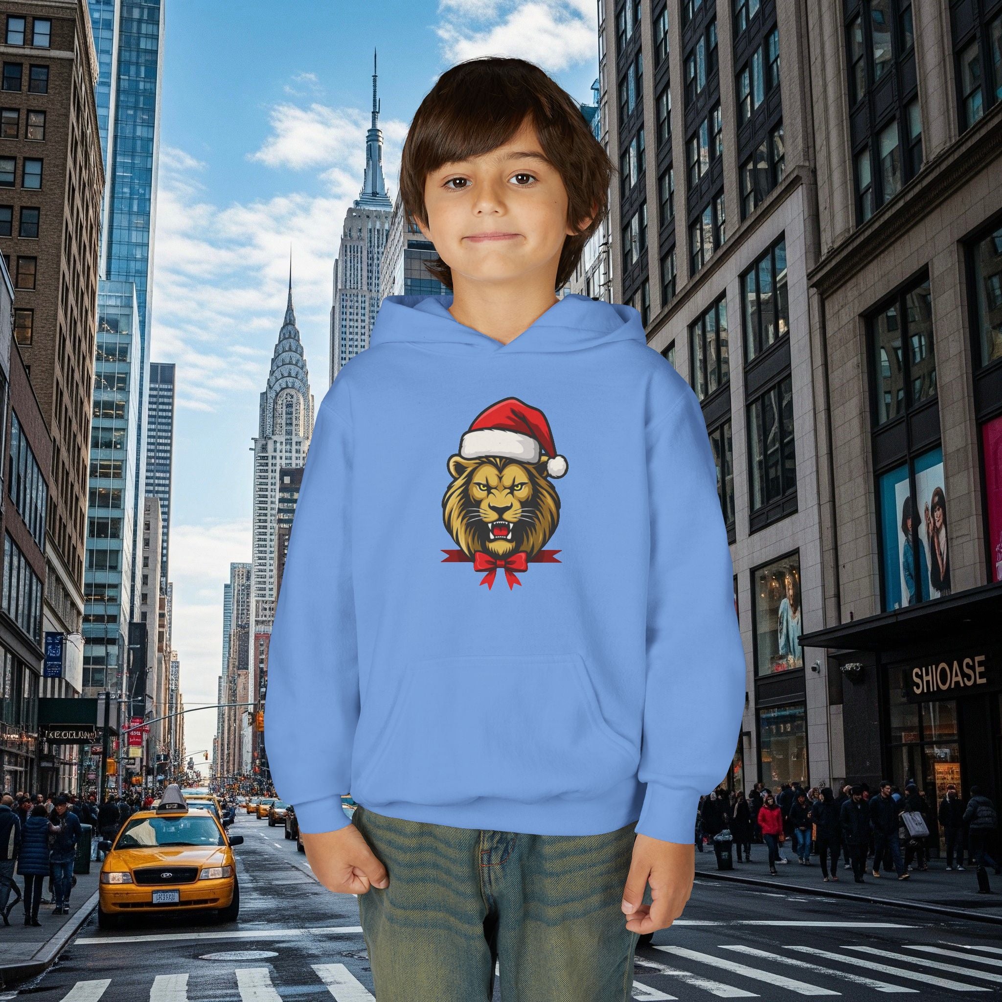 Christmas Legio Leo’s Youth Hoodie (Grown Lion)