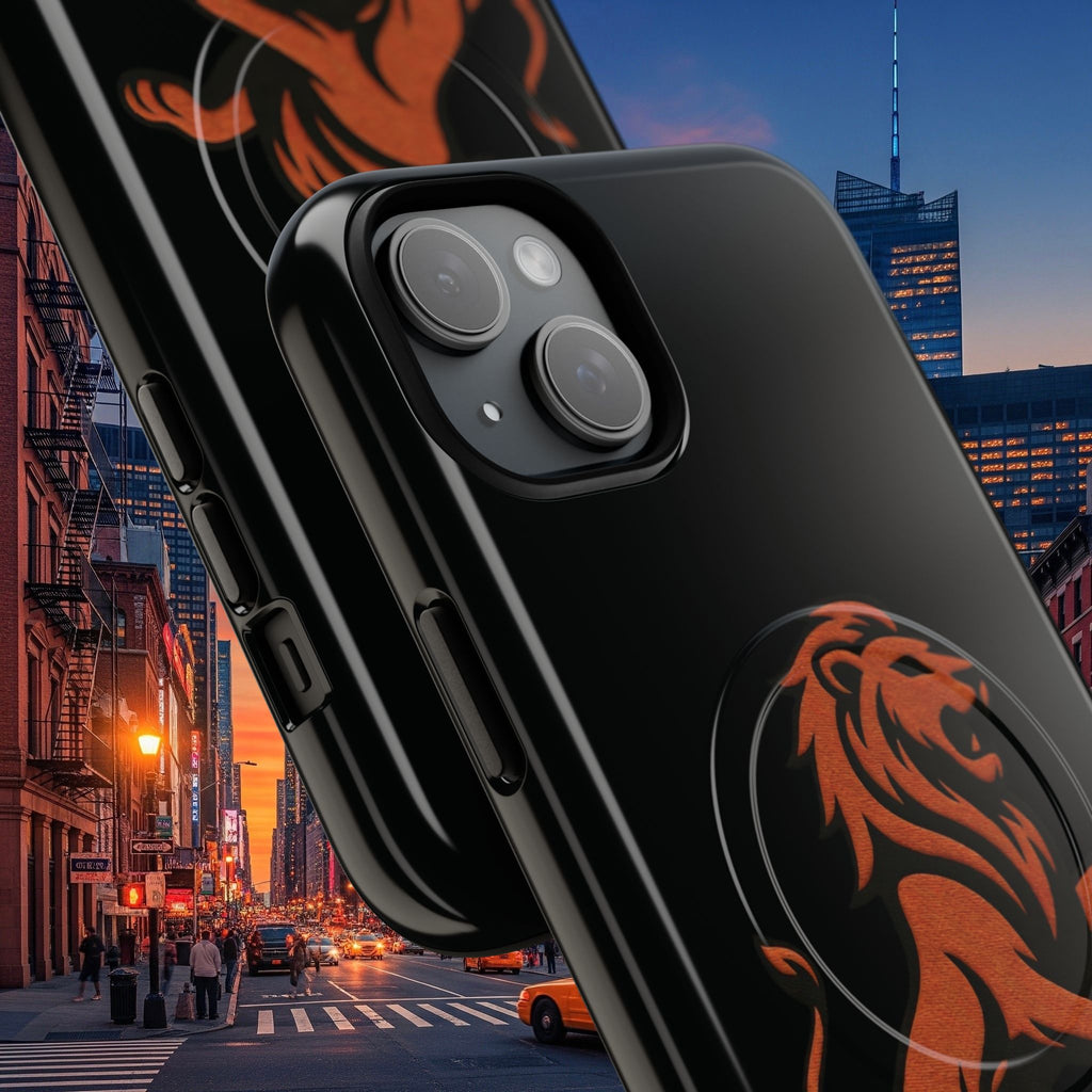 Tough Magnetic Phone Cases - Embrace Strength and Style, Legio Leo by DZ Royal Design, Durable Protection