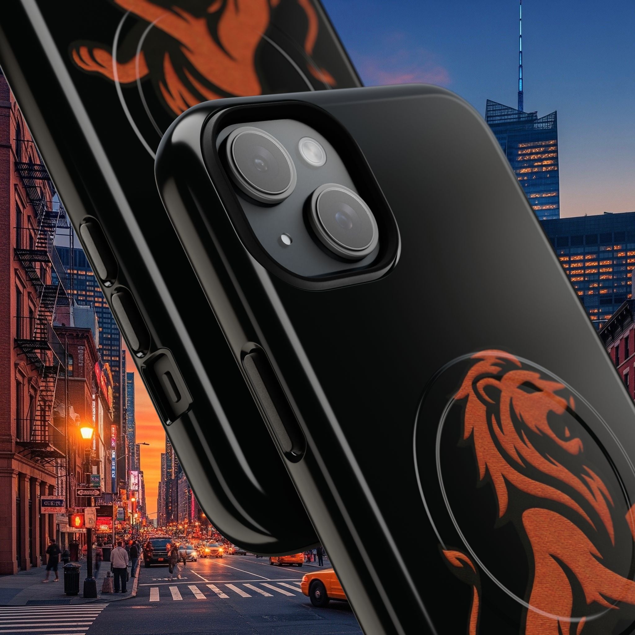 Tough Magnetic Phone Cases - Embrace Strength and Style, Legio Leo by DZ Royal Design, Durable Protection