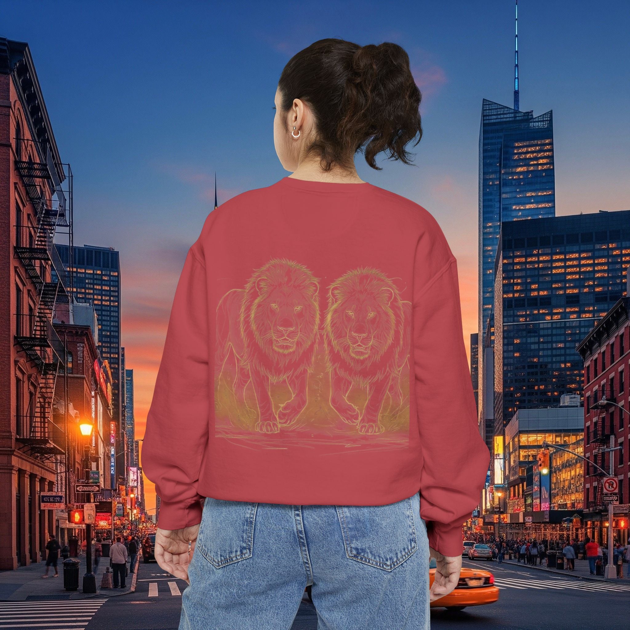Legio Leo Sweatshirt – Minimal Gold Script Brothers 4 Life  Crewneck