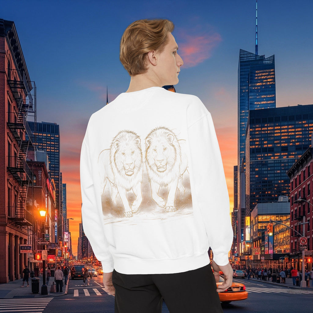 Legio Leo Sweatshirt – Minimal Gold Script Brothers 4 Life  Crewneck