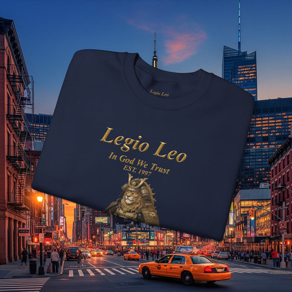 Legio Leo Cozy Crewneck Sweatshirt | Peaceful Samurai Warrior