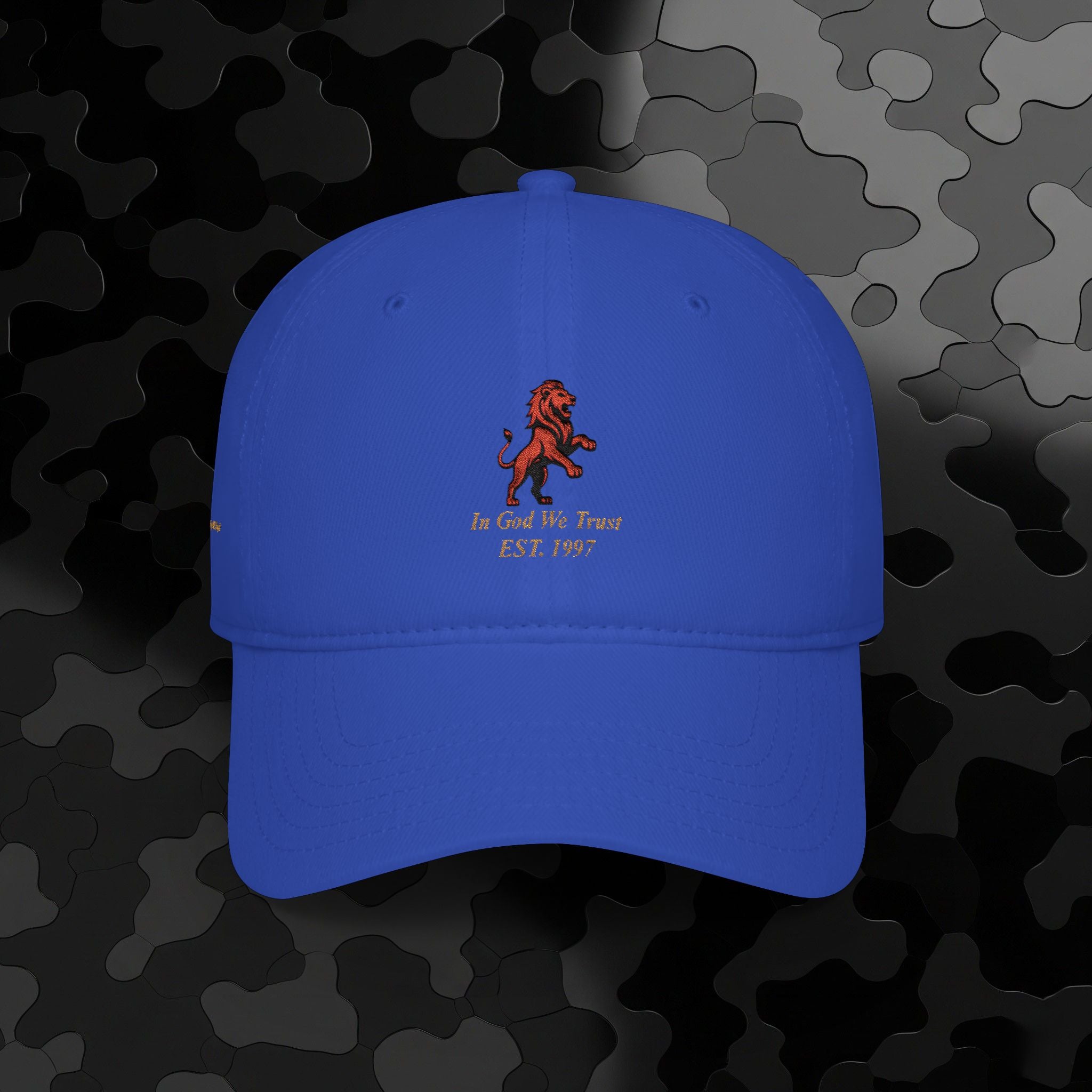 Low Profile Baseball Cap Classic Lion Logo Embroidery
