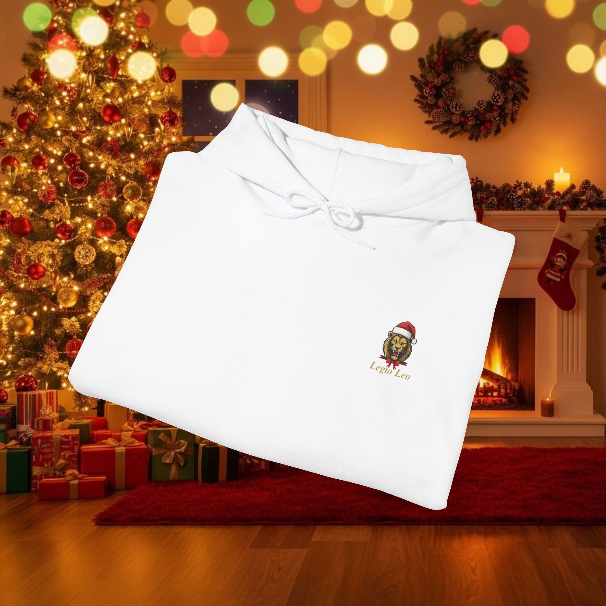 Christmas Legio Leo by DZ Royal Cozy Unisex Hooded Sweatshirt