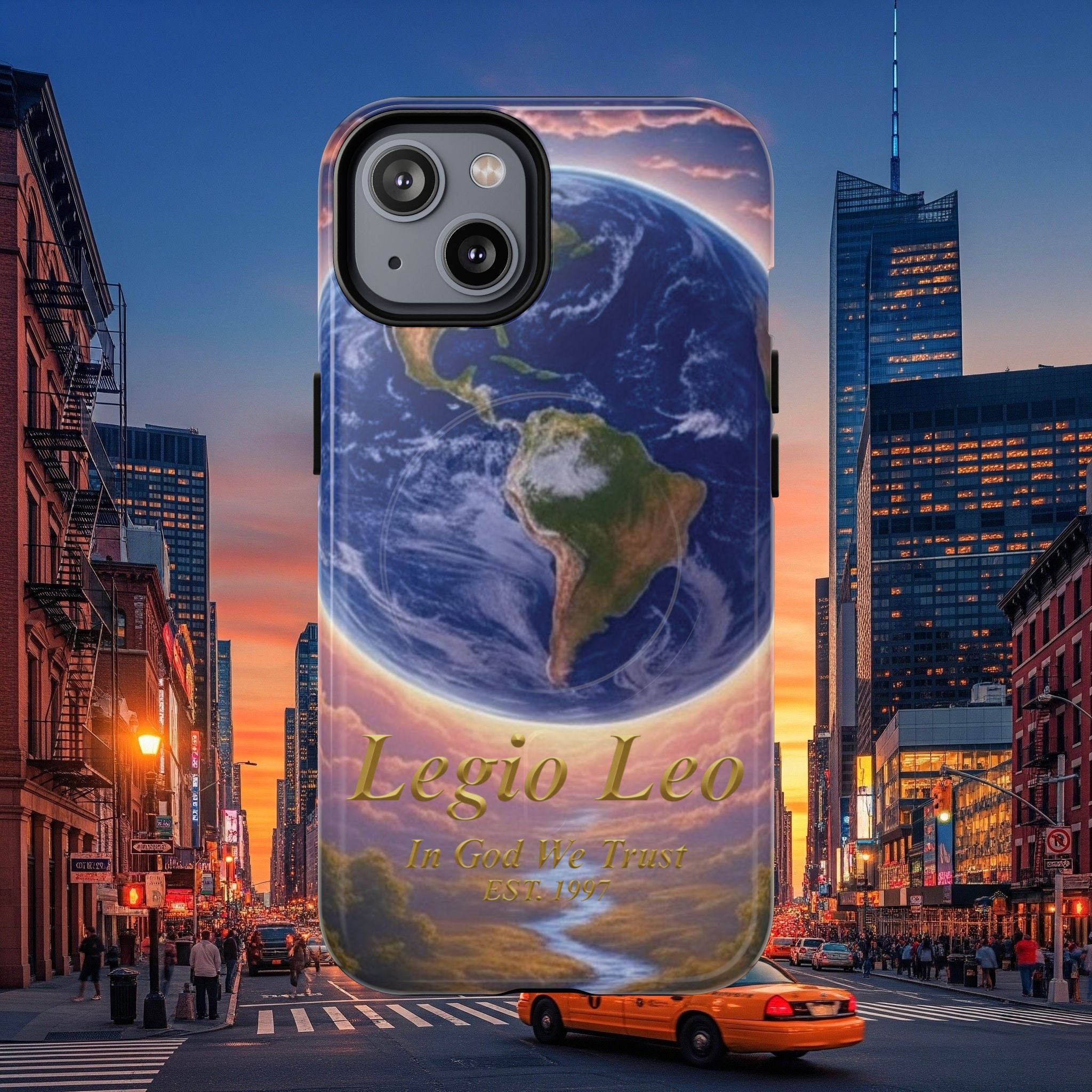 Stylish Tough Magnetic Phone Cases, Legio Leo Design