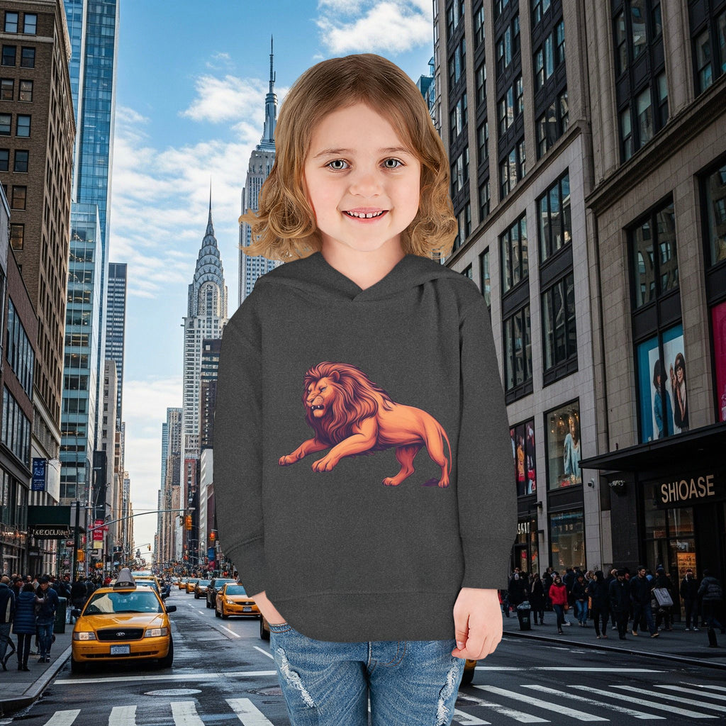 Legio Leo’s Toddler Pullover Fleece Hoodie (Grown Lion)