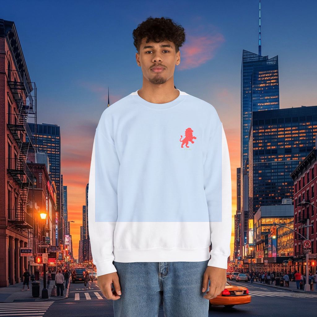 Legio Leo by DZ Royal Crewneck Sweatshirt | Mighty Lion Embroidered