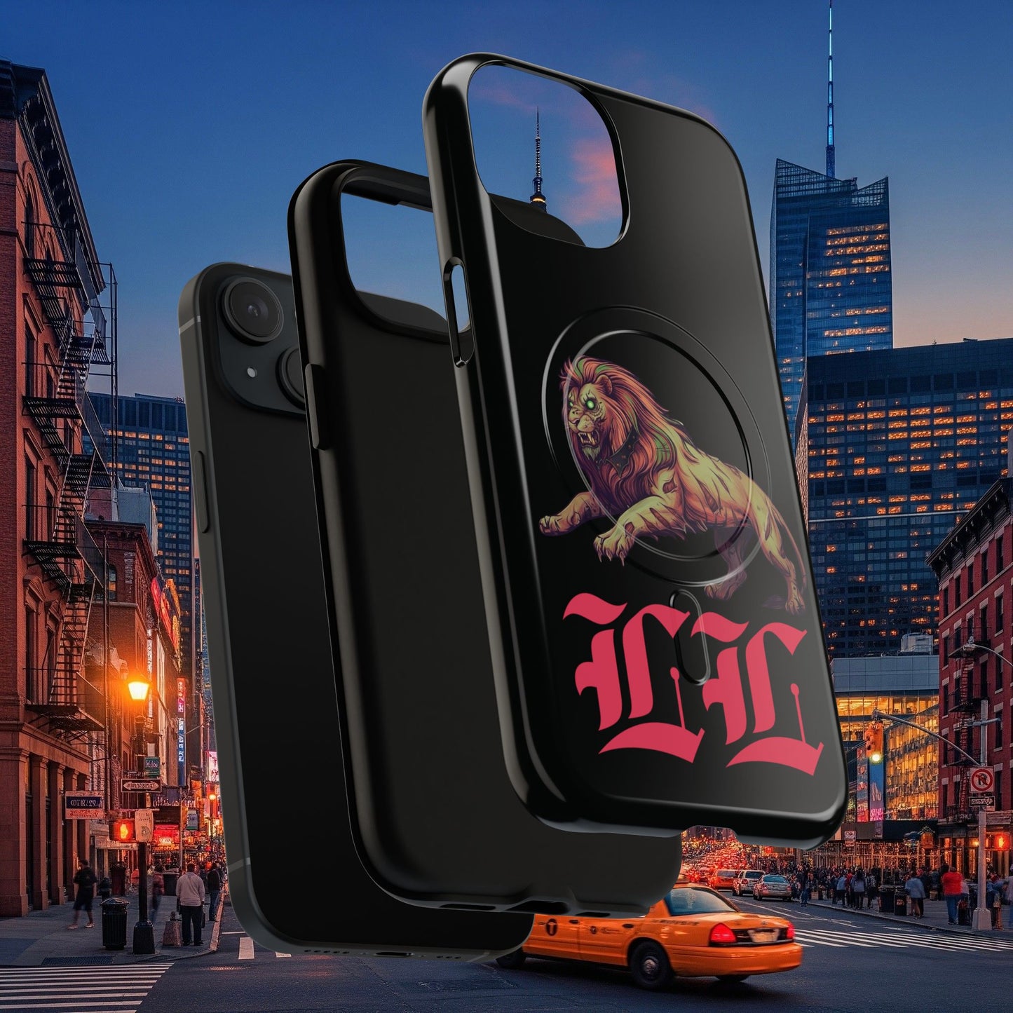 Tough Magnetic Phone Case, Undead Legio Leo Protector Case, A DZ Royal Design Case, Sleek Magnetic Shell