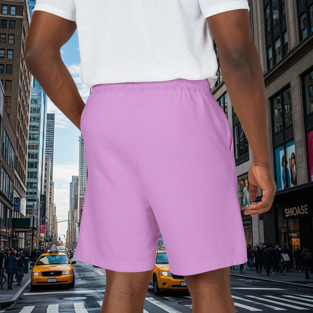 Legio Leo Graphic Sweat Shorts — Lightweight Garment-Dyed Fleece