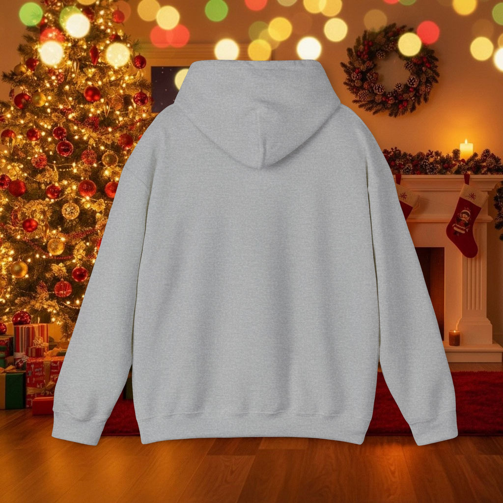 Christmas Holiday DZ Royal Cozy Unisex Hooded Sweatshirt