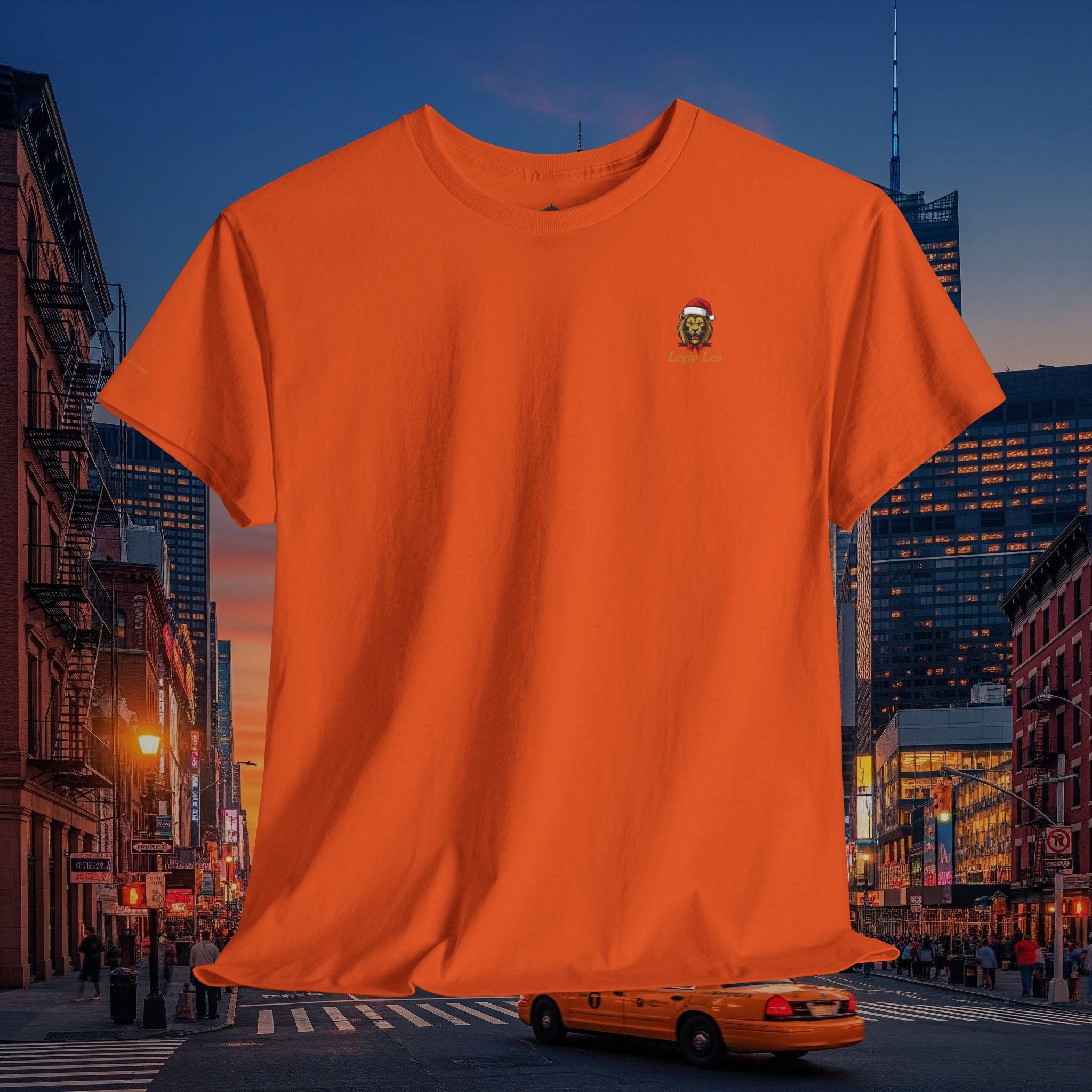 Christmas Holiday Legio Leo by DZ Royal Casual Cotton Tee