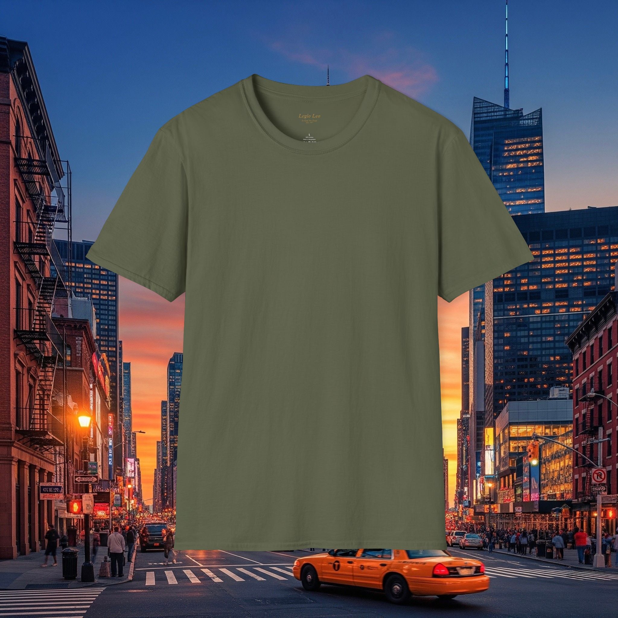 Plain T‑Shirt — Classic Basic Crewneck Tee