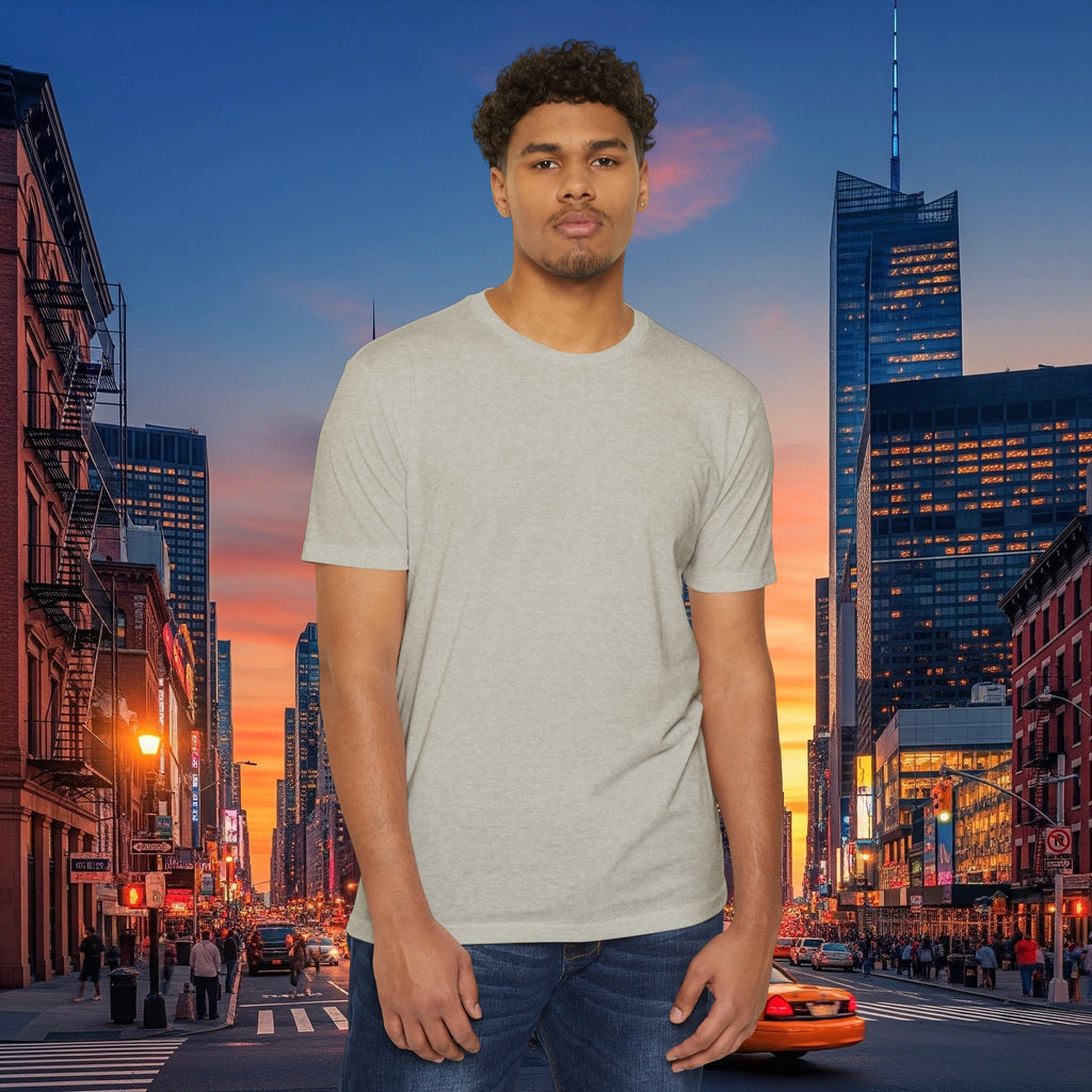 Classic Plain T‑Shirt — Unisex CVC Jersey Tee