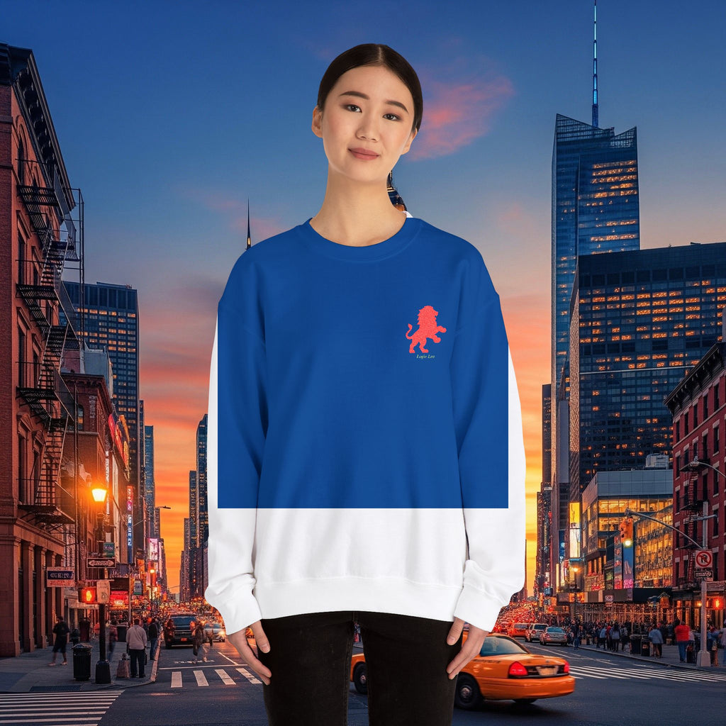 Legio Leo by DZ Royal Crewneck Sweatshirt | Mighty Lion Embroidered