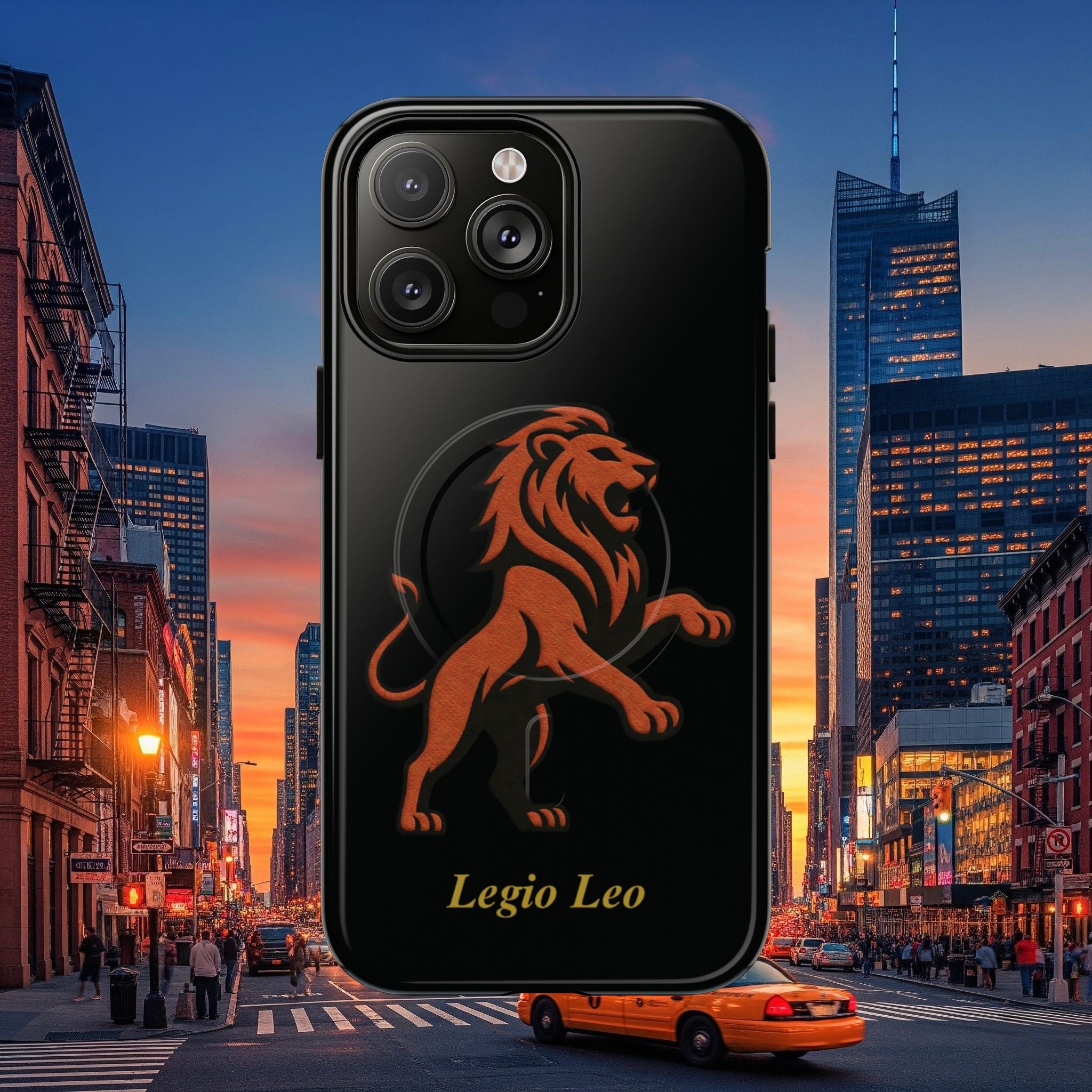 Tough Magnetic Phone Cases - Embrace Strength and Style, Legio Leo by DZ Royal Design, Durable Protection