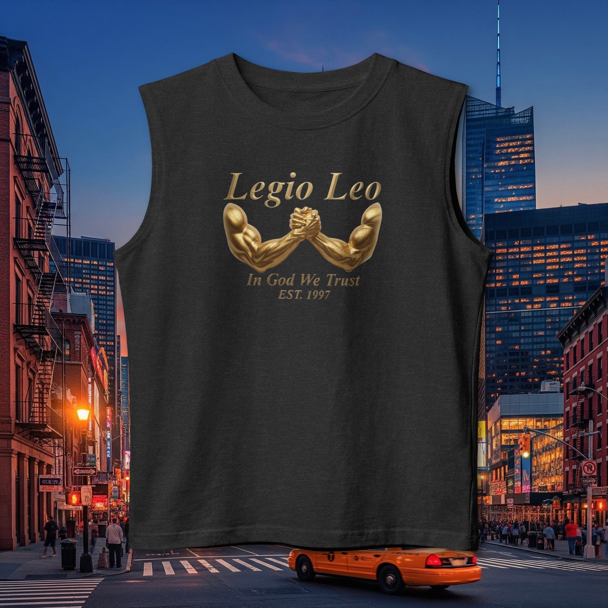 Legio Leo | Unisex Jersey Muscle Tank ‘Show Of Strength’