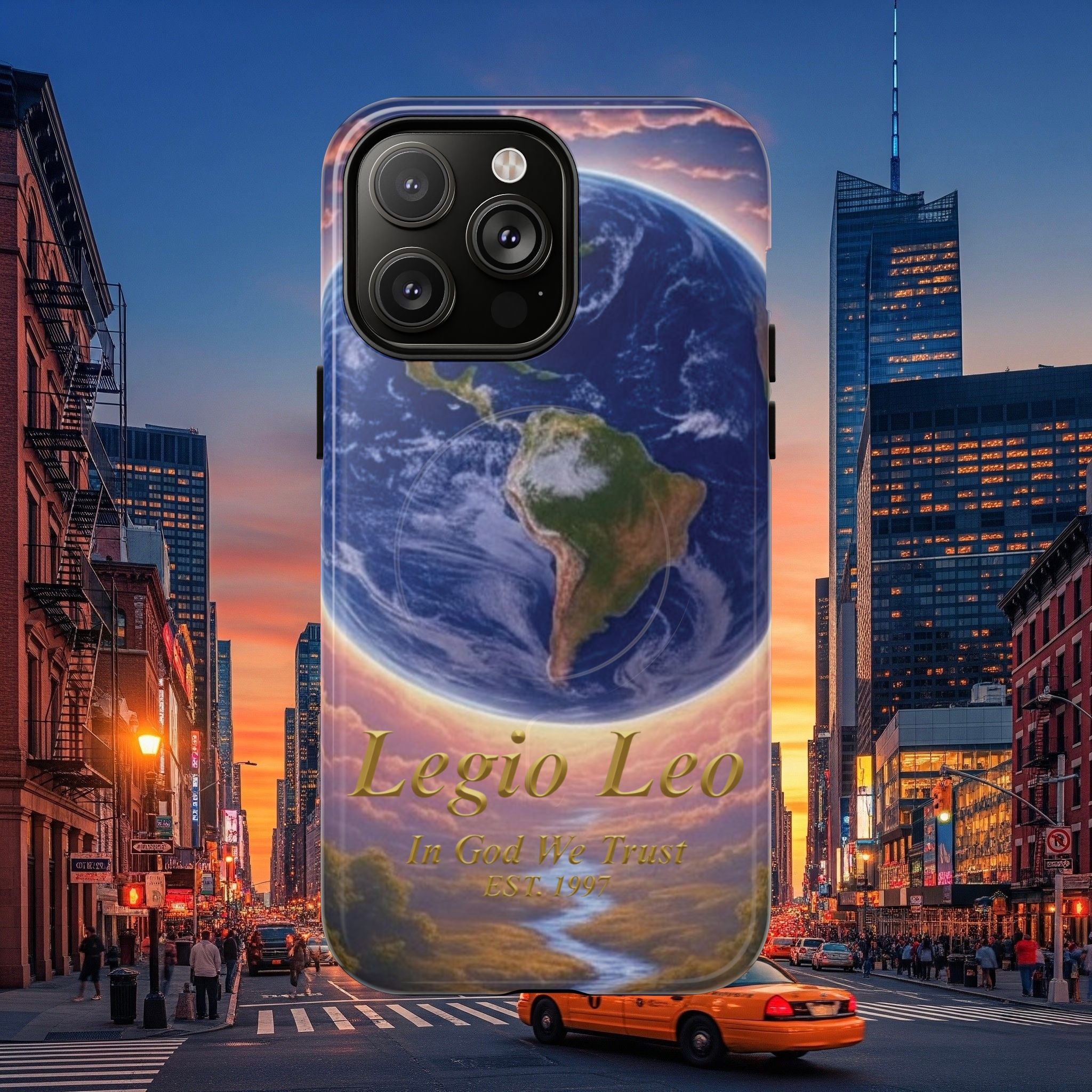 Stylish Tough Magnetic Phone Cases, Legio Leo Design