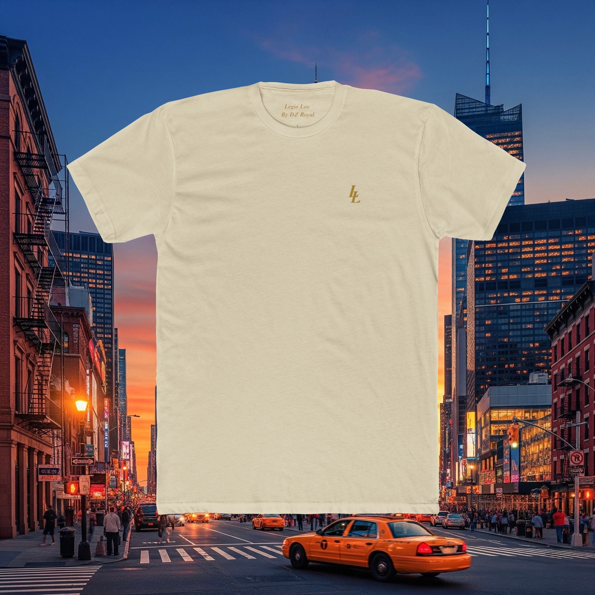 Legio Leo by DZ Royal Cotton Crew Tee | Overlapping L’s