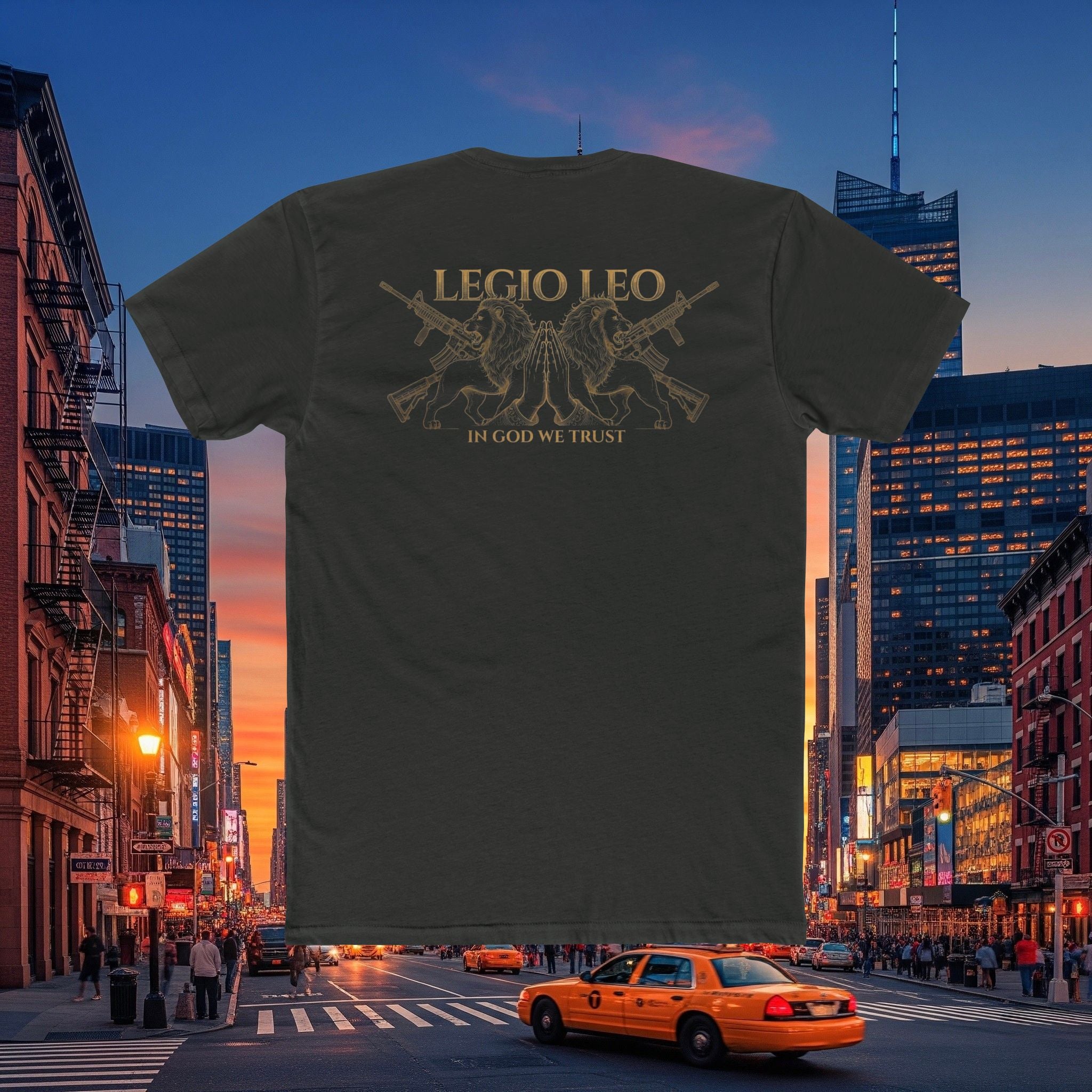 Legio Leo Warrior Cotton Crew Tee