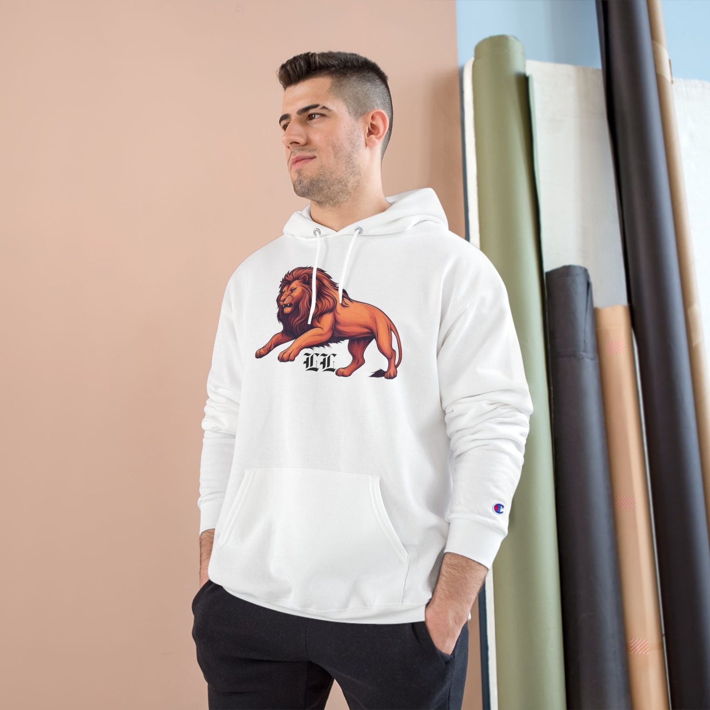 Champion/Legio Leo Hoodie by DZ Royal|Sweatshirt for Leos, Gift for Birthday, Astrology, University Apparel, Casual Wear