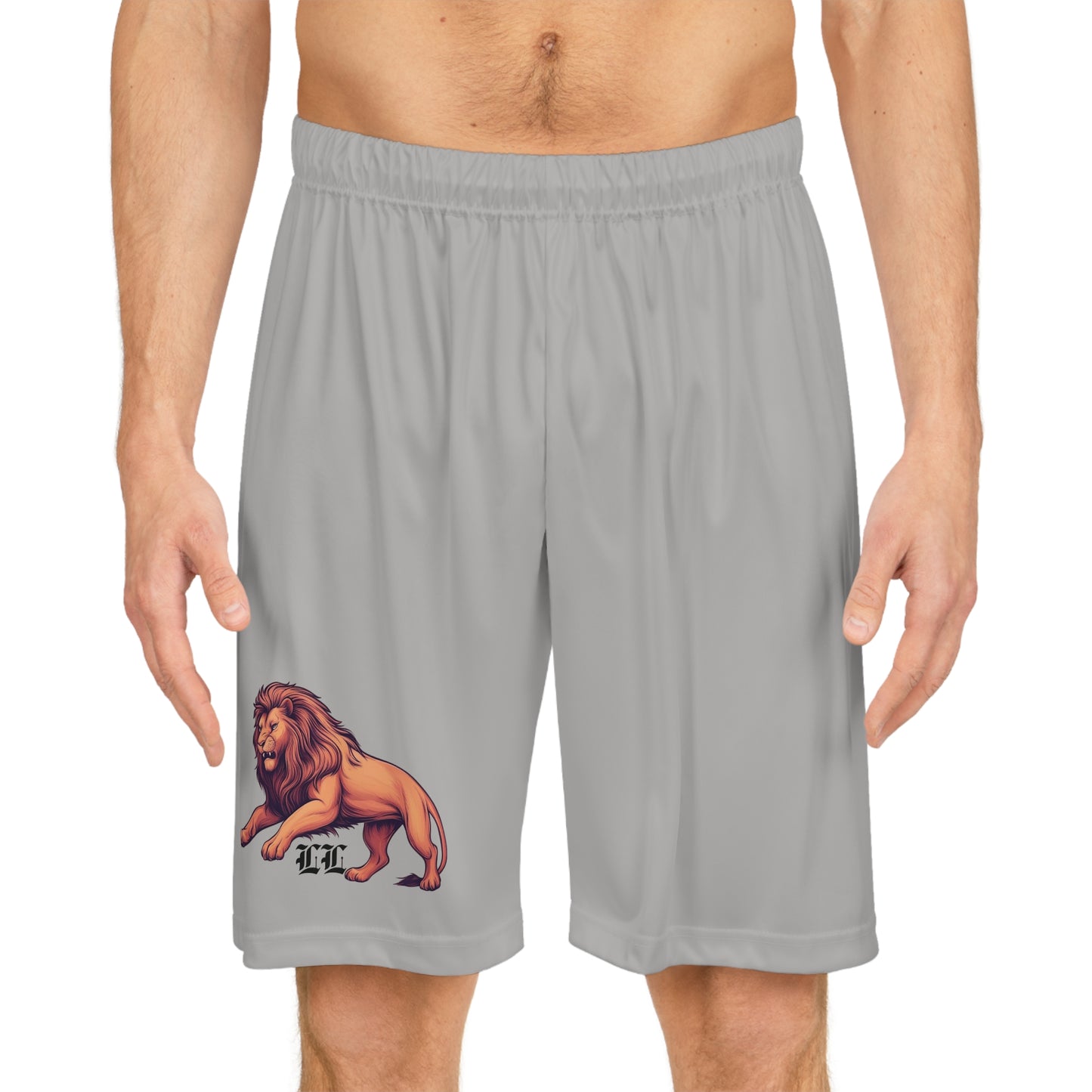 Legio Leo by DZ Royal Basketball Shorts for Athletes, Sporty Summer Wear, Unique Workout Gear, Active Lifestyle Apparel, Gift for Sports Lovers