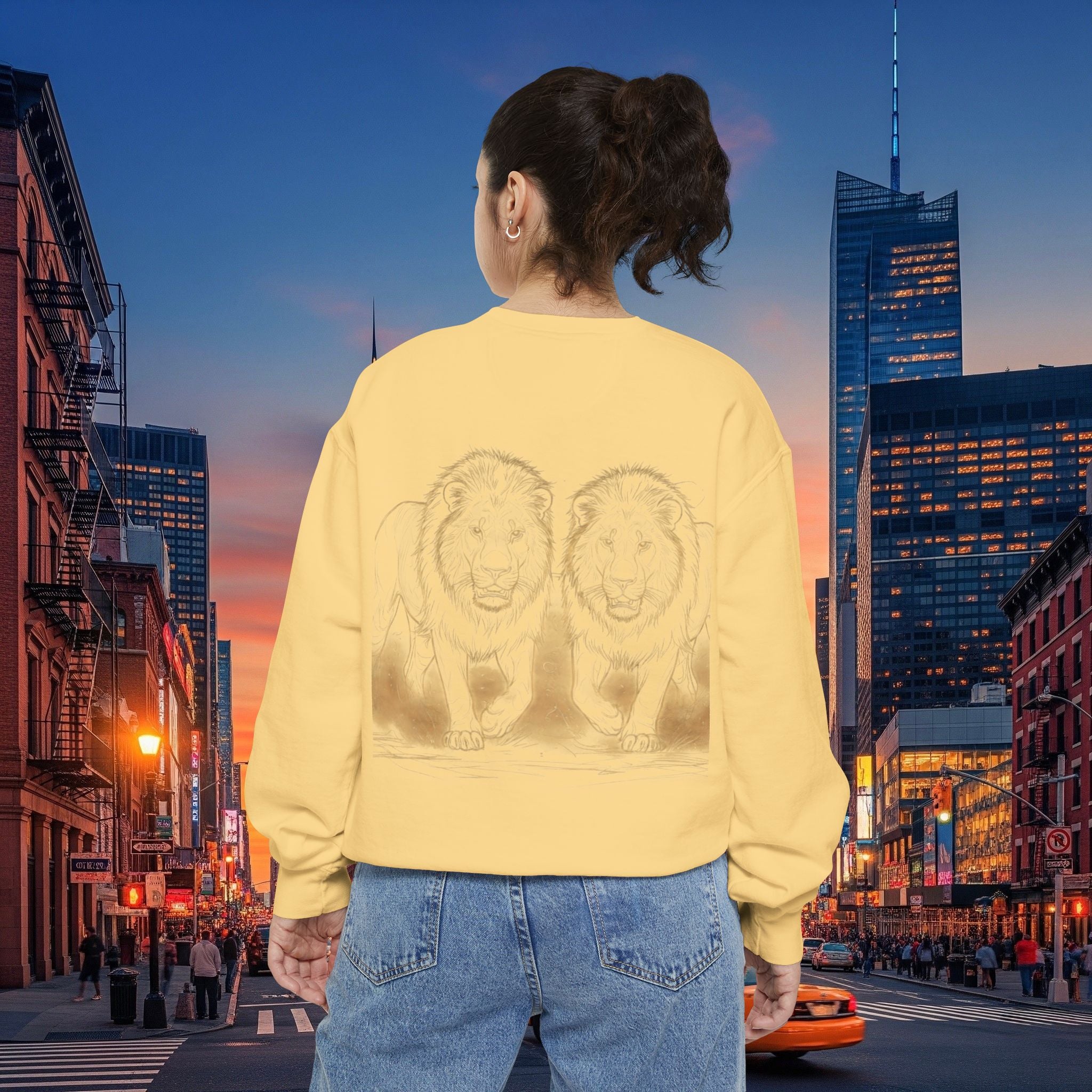 Legio Leo Sweatshirt – Minimal Gold Script Brothers 4 Life  Crewneck