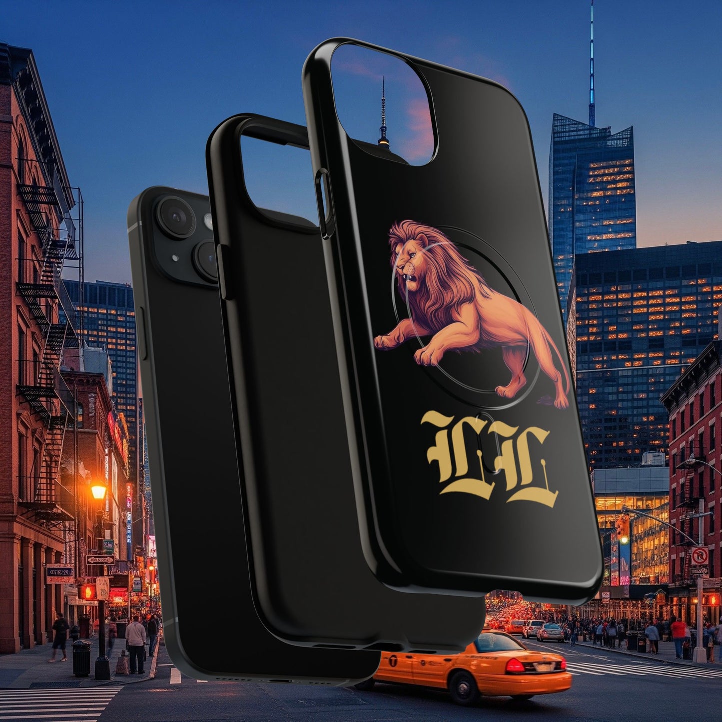 Tough Magnetic Phone Cases - Embrace Strength and Style, Legio Leo by DZ Royal Design, Durable Protection
