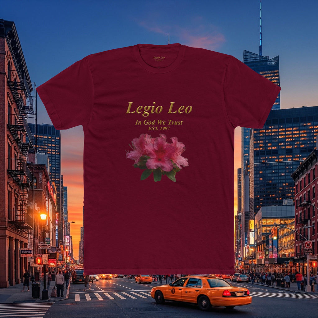Floral Tee — "Legia Leo Azalea Flowers" Astrology Shirt