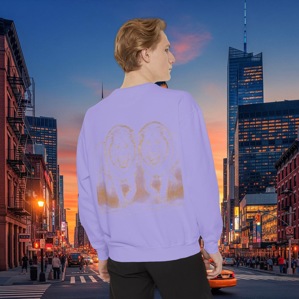 Legio Leo Sweatshirt – Minimal Gold Script Brothers 4 Life  Crewneck