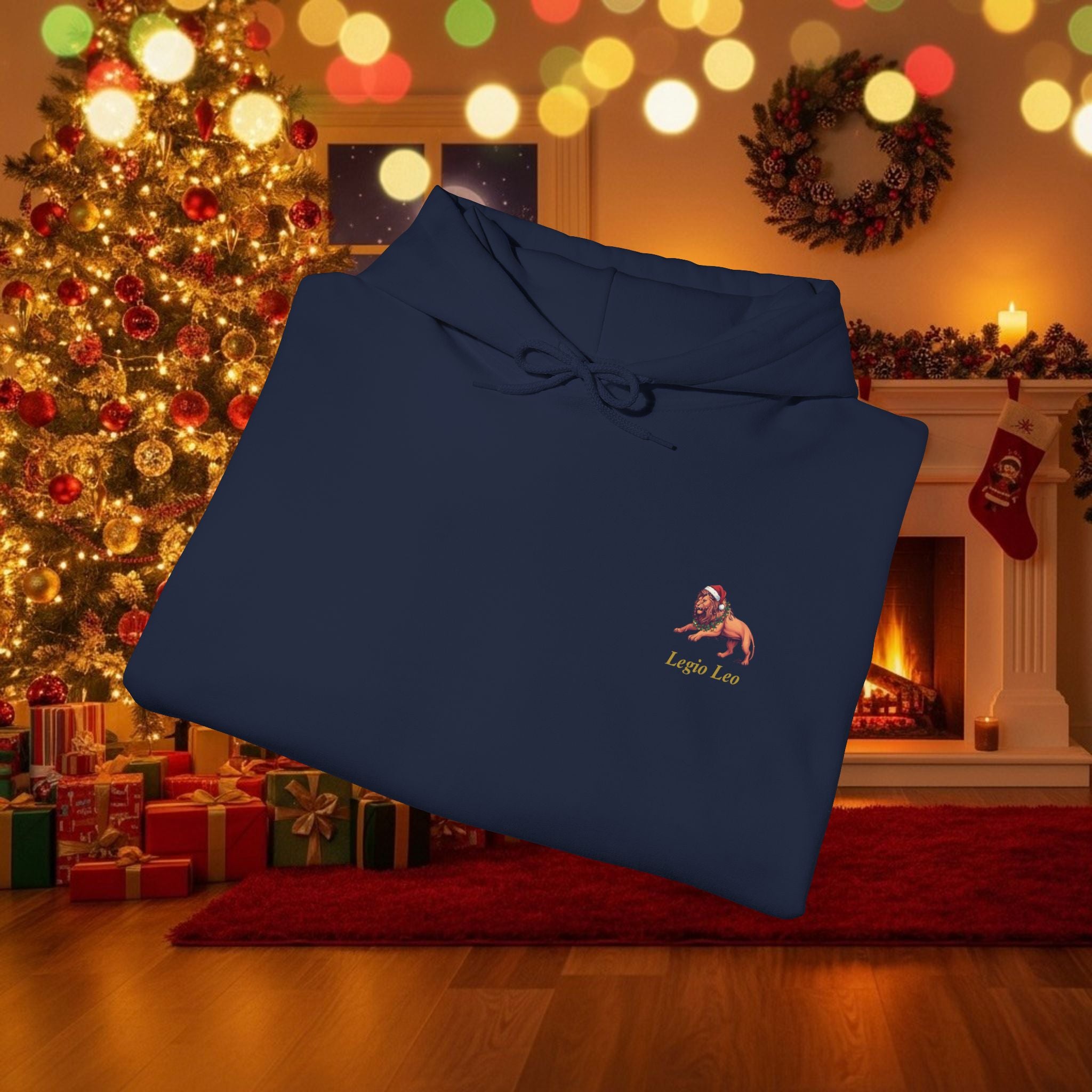 Christmas Legio Leo by DZ Royal Cozy Unisex Hooded Sweatshirt