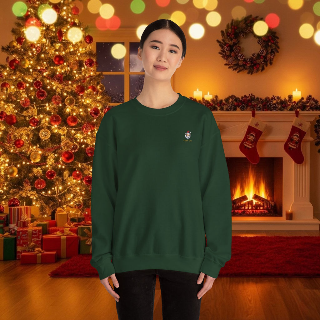 Christmas Holiday Legio Leo by DZ Royal Cozy Unisex Crewneck Sweatshirt for