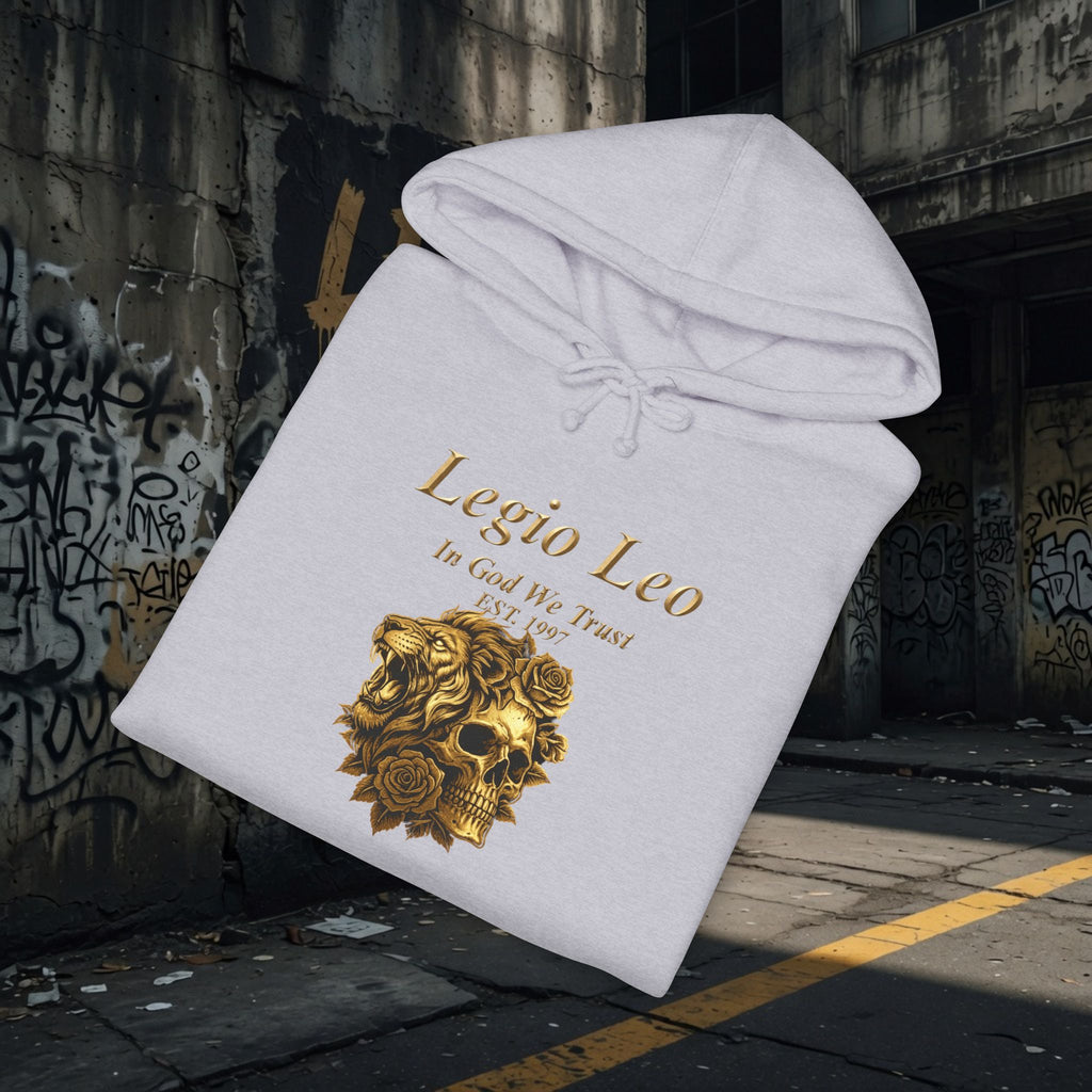 Legio Leo | Strength, Beauty & Death |Unisex Heavyweight Hooded Sweatshirt