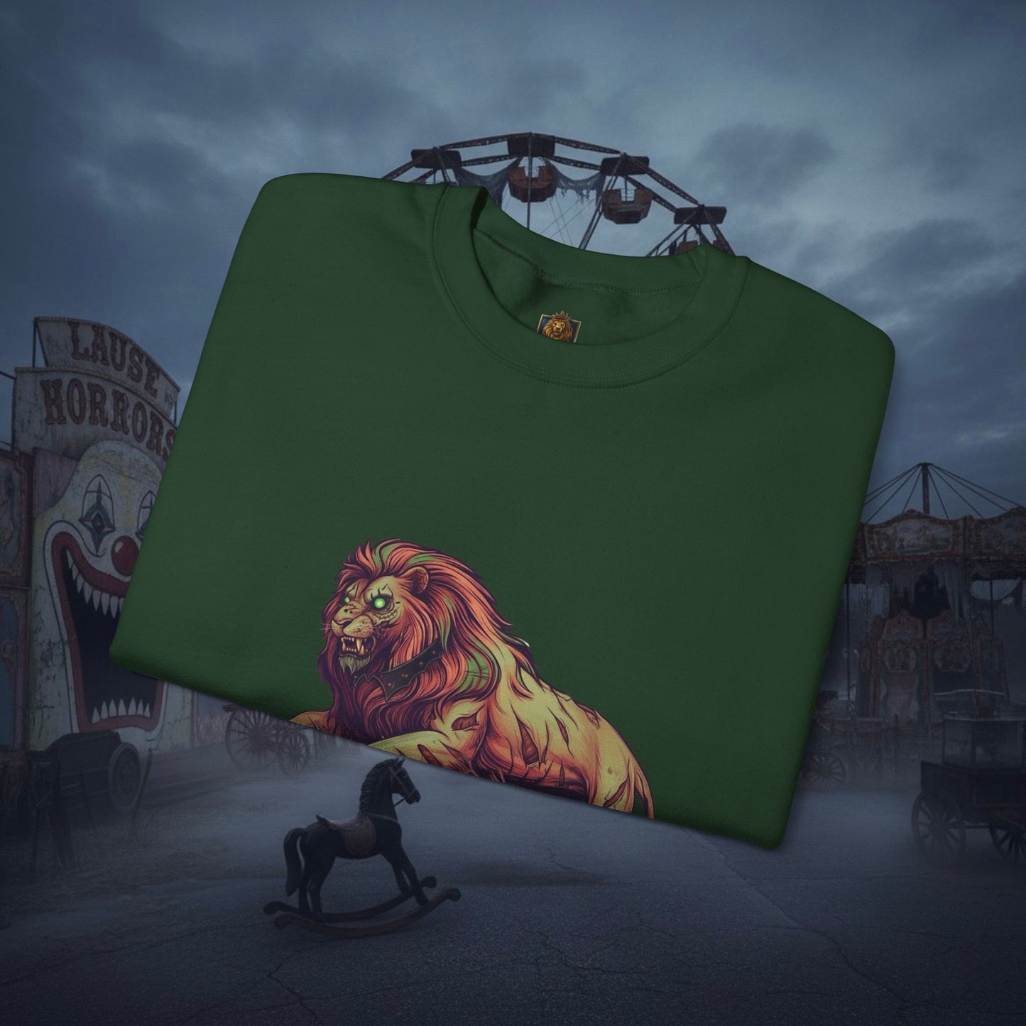 Undead Legio Leo by DZ Royal Crewneck Sweatshirt (Halloween Edition)