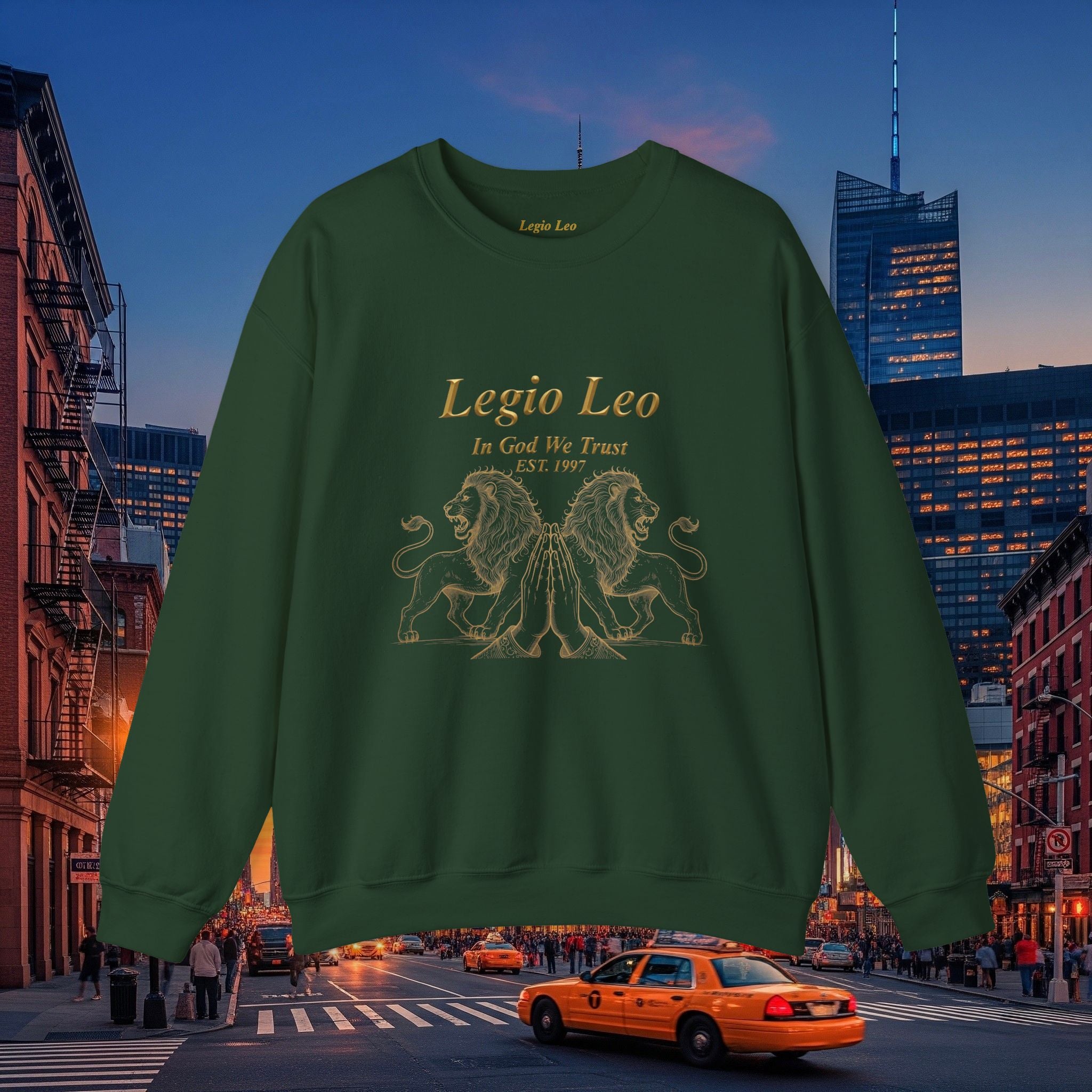 Legio Leo Cozy Crewneck Sweatshirt