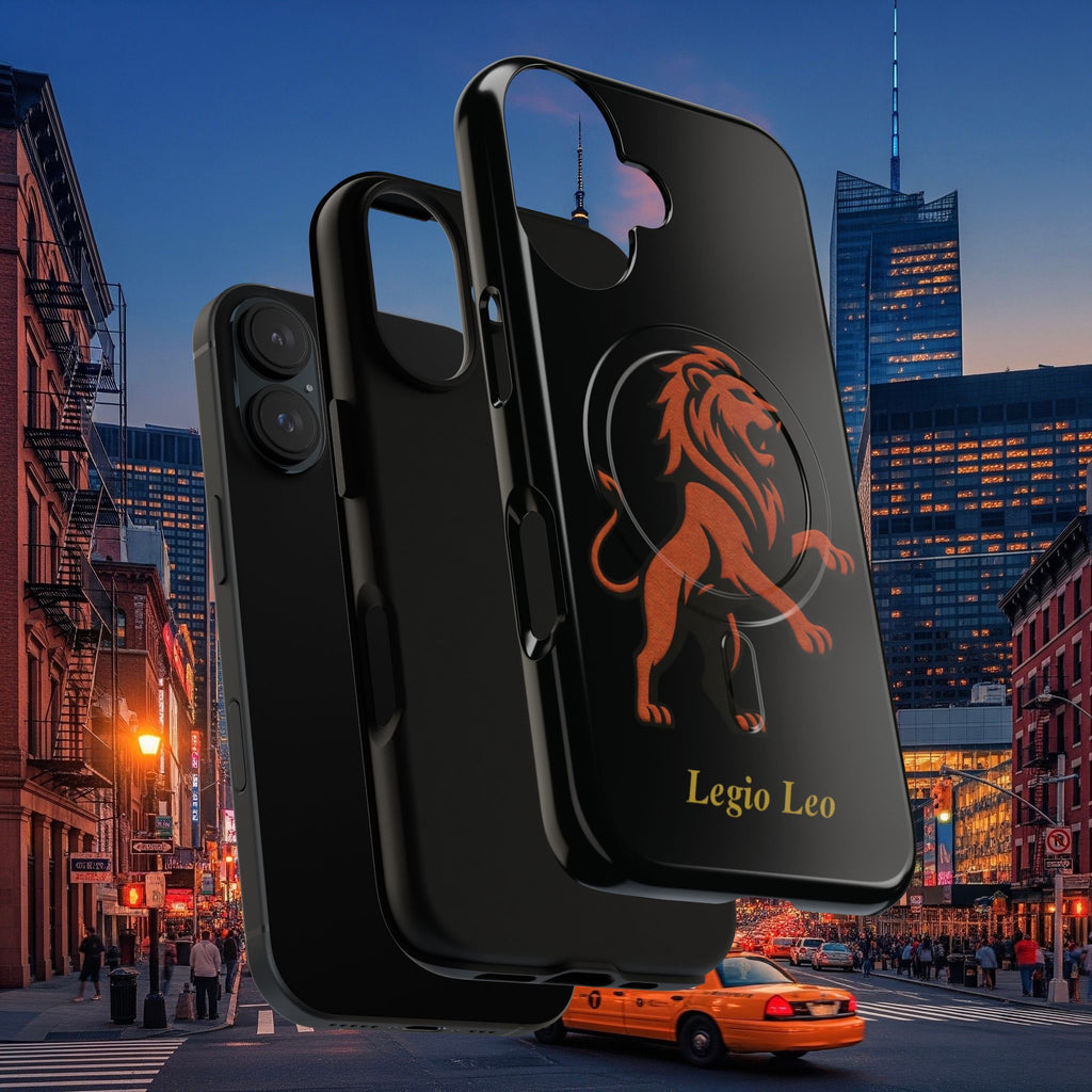 Tough Magnetic Phone Cases - Embrace Strength and Style, Legio Leo by DZ Royal Design, Durable Protection