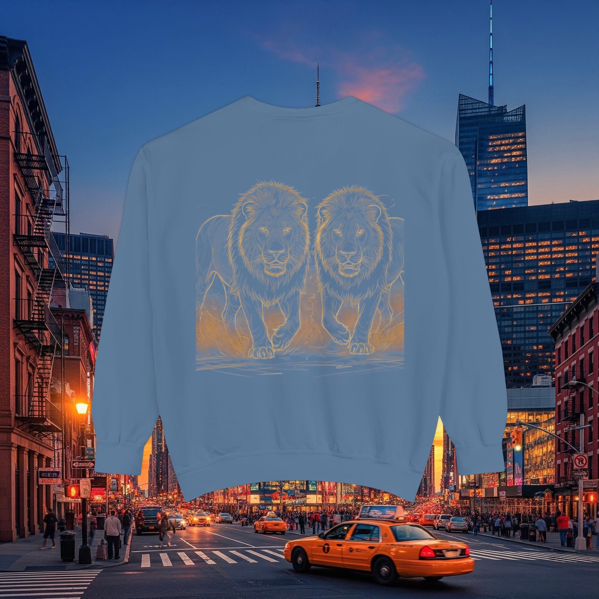 Legio Leo Sweatshirt – Minimal Gold Script Brothers 4 Life  Crewneck