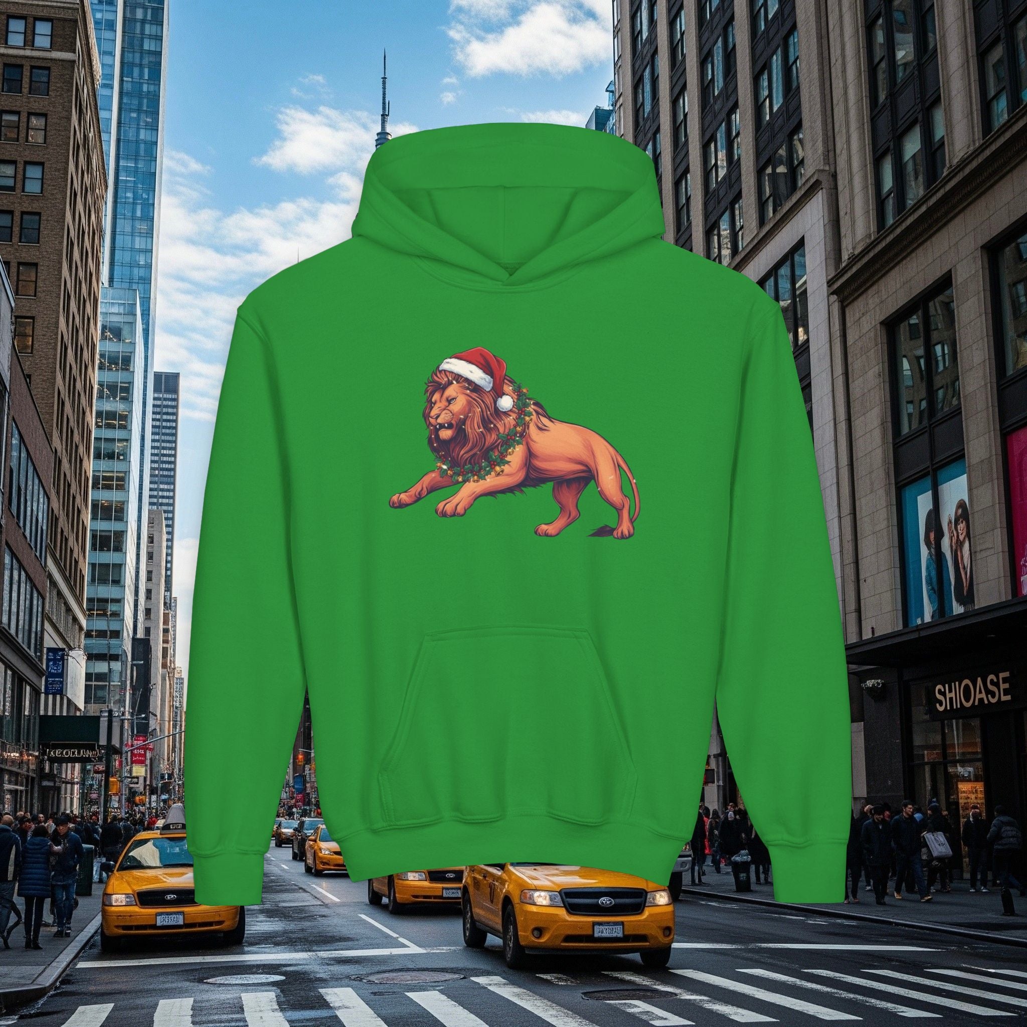 Christmas Legio Leo’s Youth Hoodie (Grown Lion)
