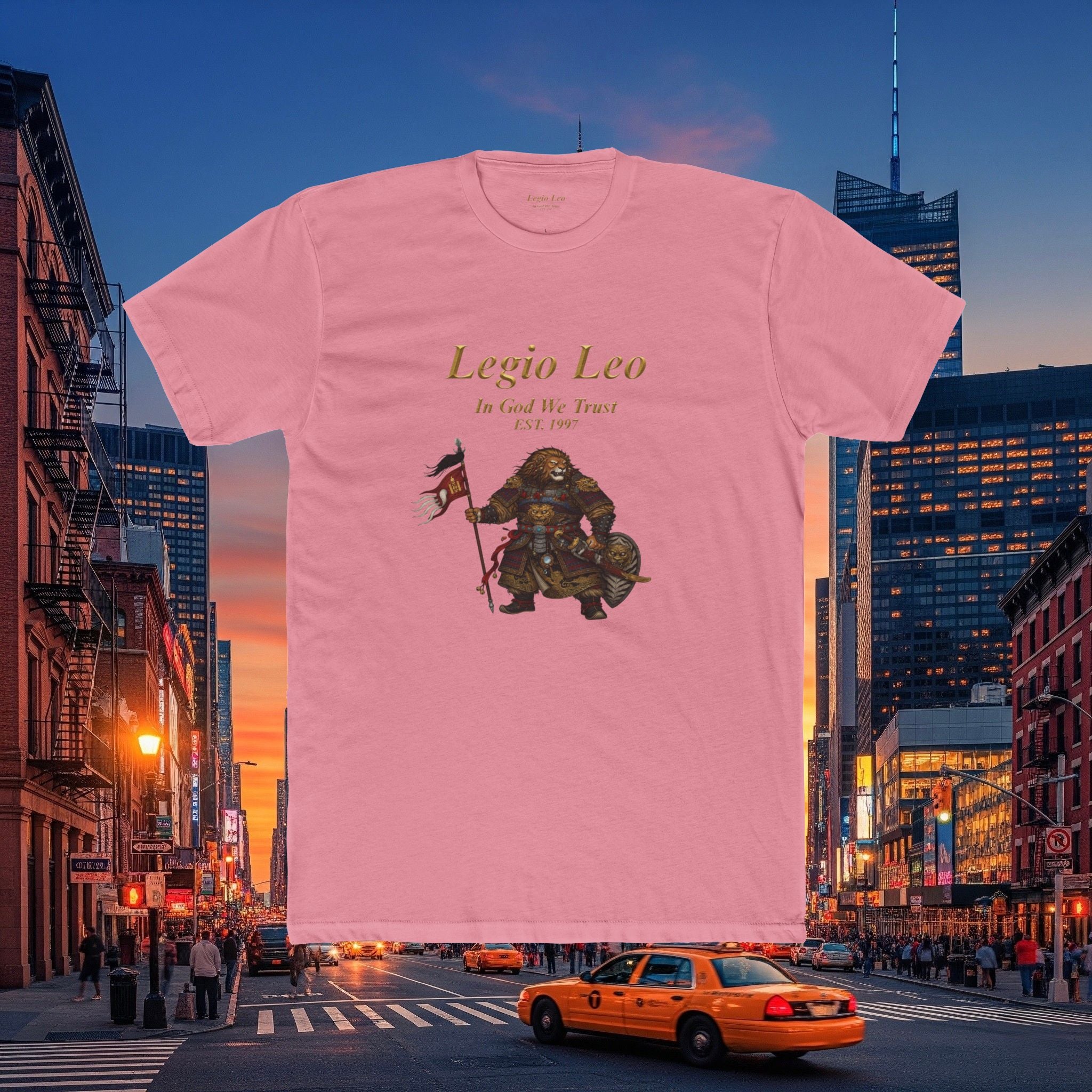 Legio Leo Cotton Crew Tee | Mongol Warrior Design