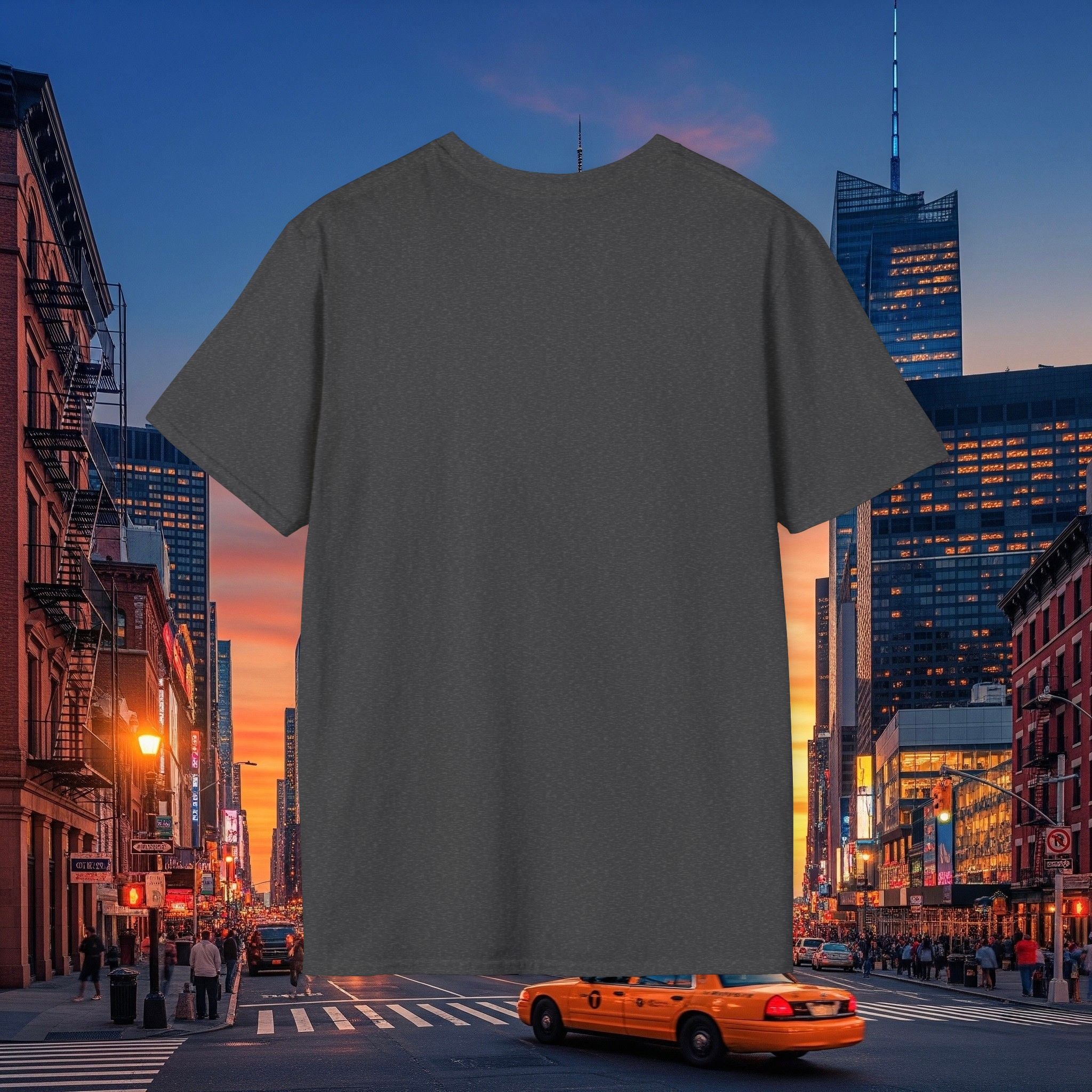 Plain T‑Shirt — Classic Basic Crewneck Tee