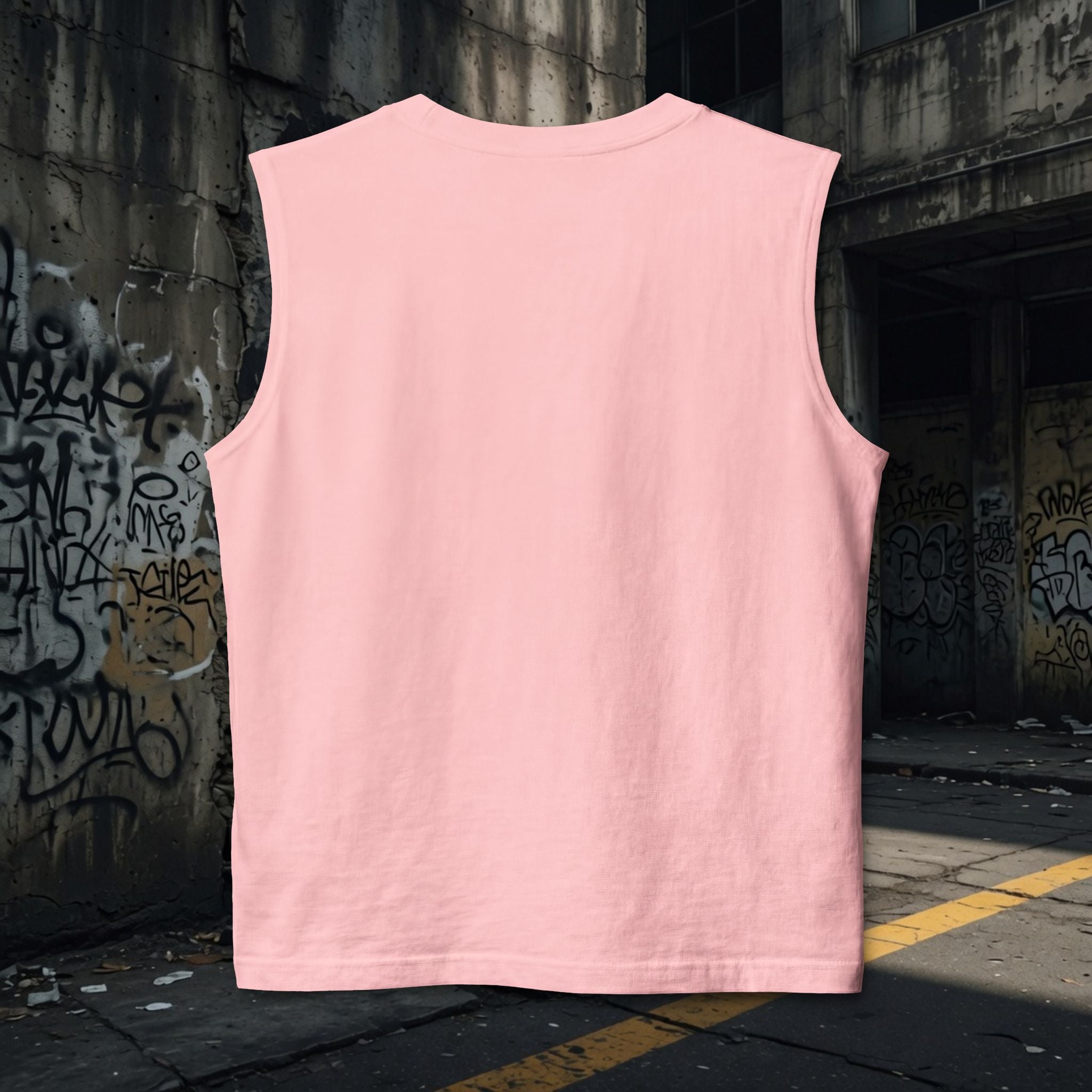 Muscle Tank — "Legio Leo" Minimalist Gold Script Fitness Top