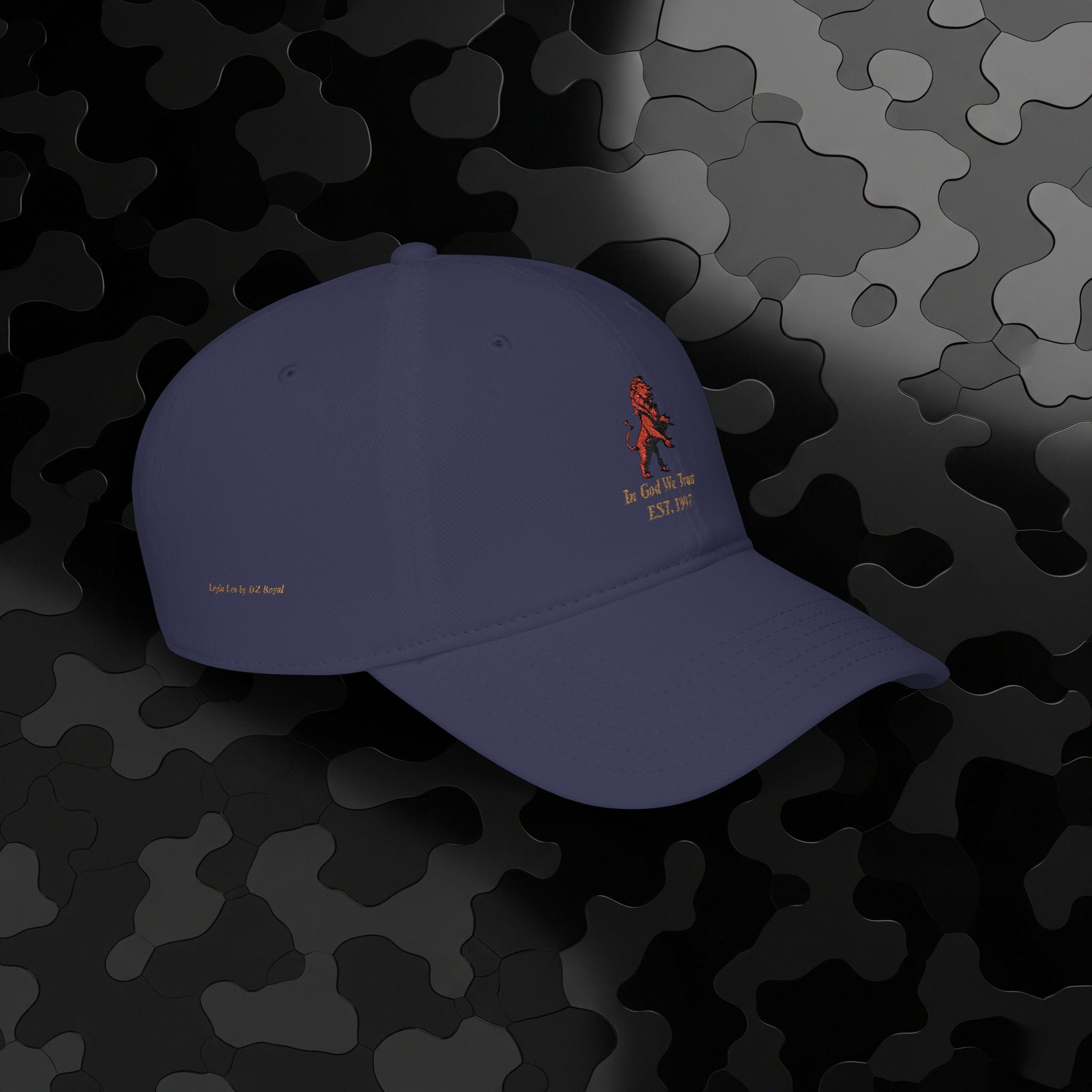 Low Profile Baseball Cap Classic Lion Logo Embroidery